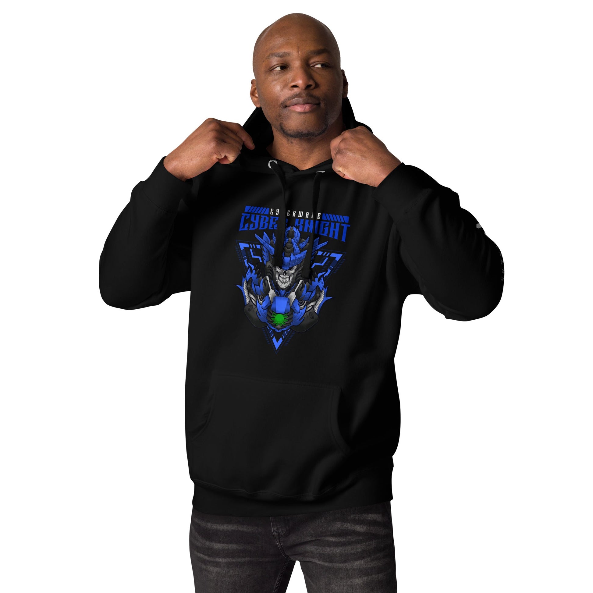 CyberWare Cyber knight - Unisex Hoodie by DarkByteGear