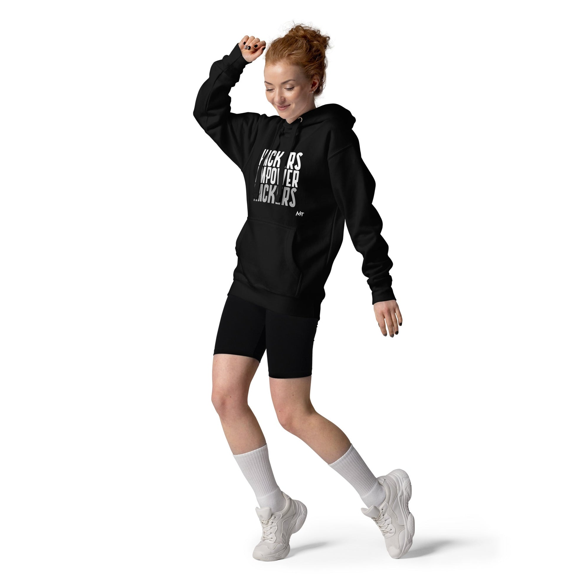 Hackers Empower Hackers - Unisex Hoodie by DarkByteGear
