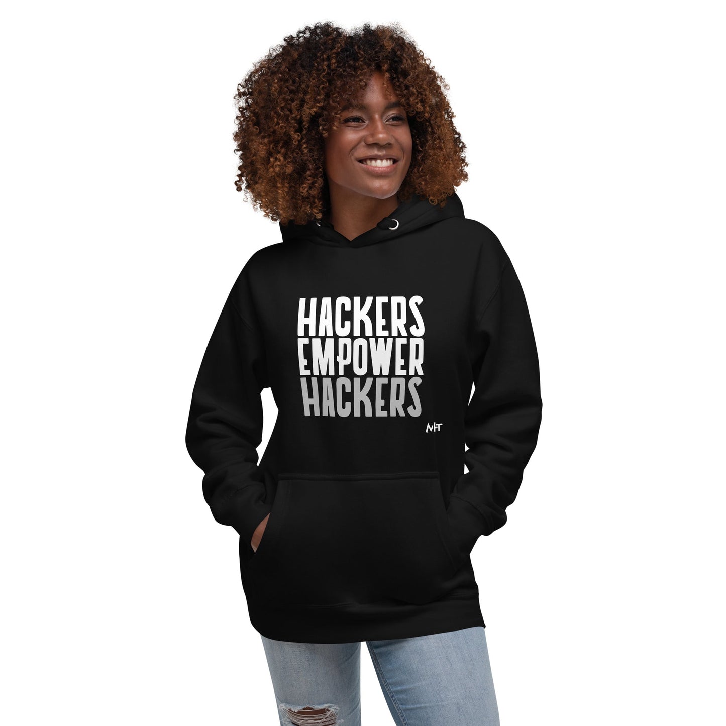 Hackers Empower Hackers - Unisex Hoodie by DarkByteGear
