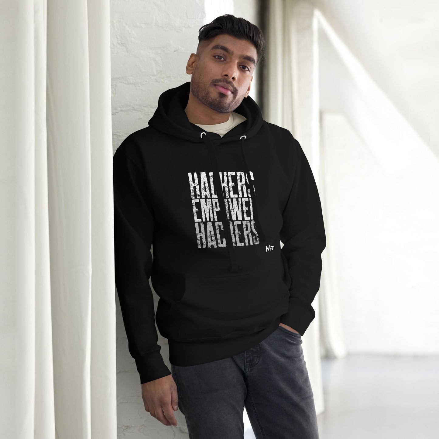 Hackers Empower Hackers V1 - Unisex Hoodie by DarkByteGear
