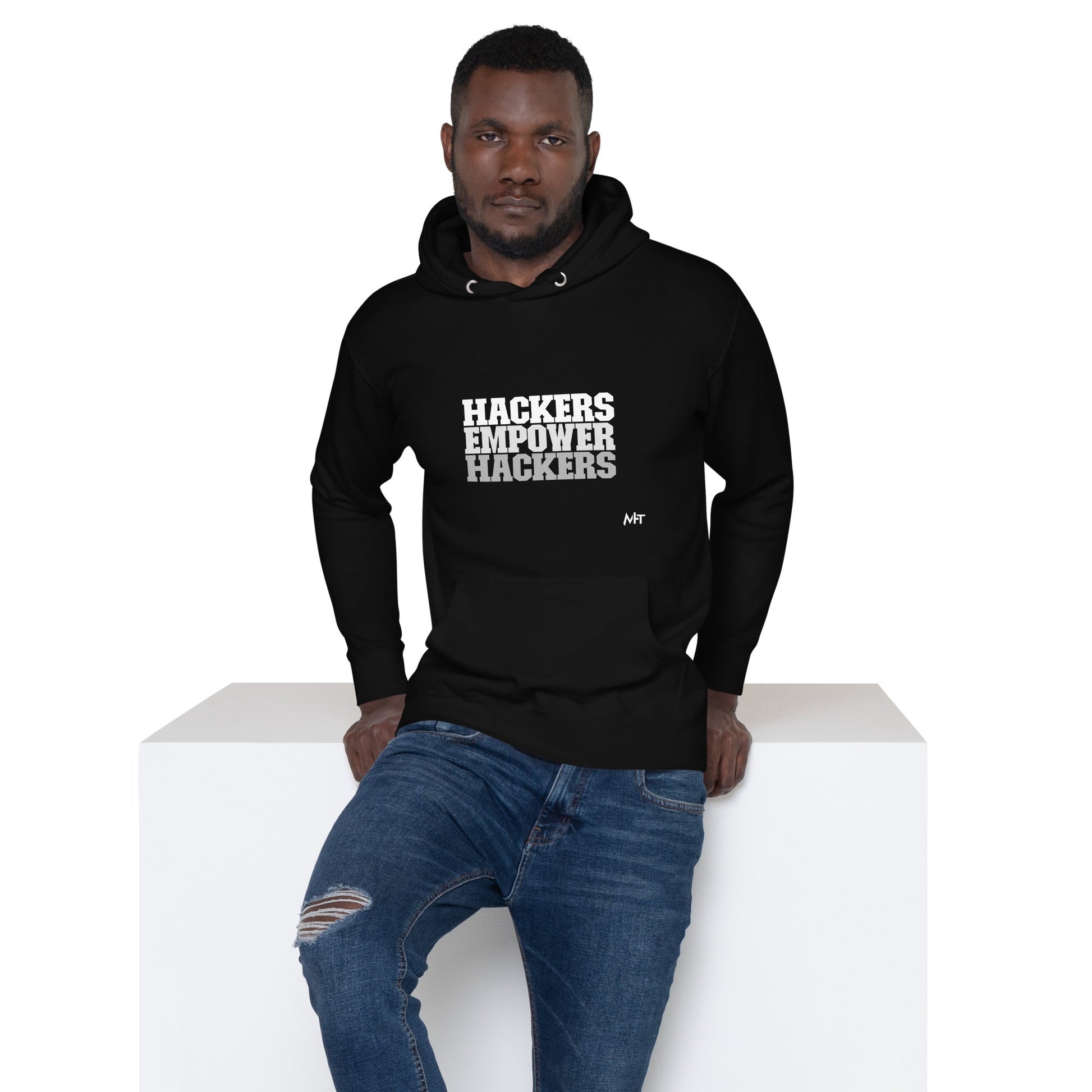 Hackers Empower Hackers V2 - Unisex Hoodie by DarkByteGear