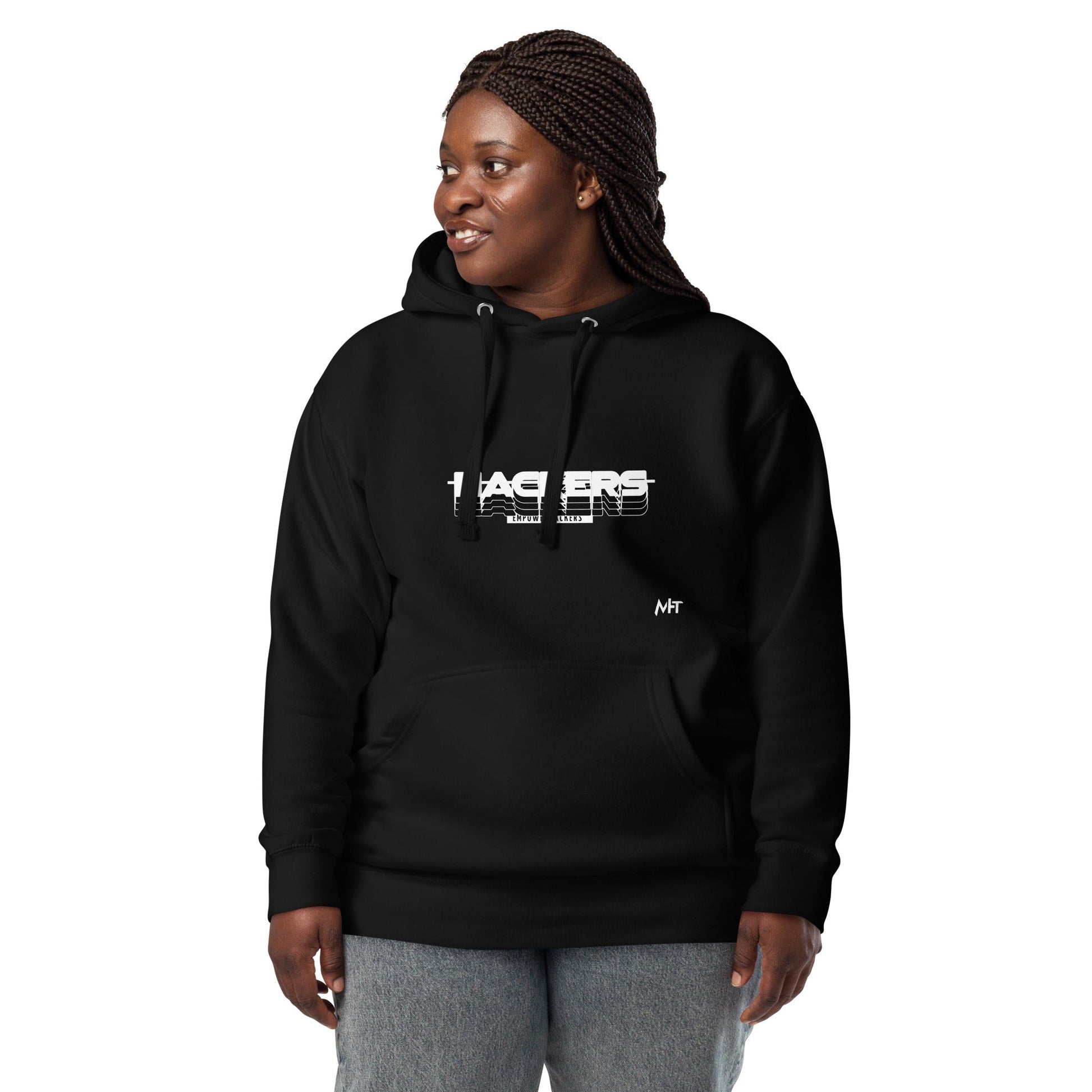 Hackers Empower Hackers V3 - Unisex Hoodie by DarkByteGear