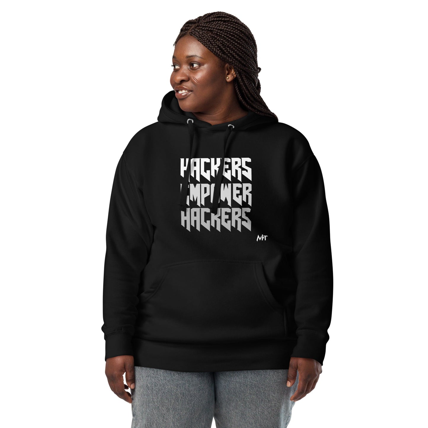 Hackers Empower Hackers V4 - Unisex Hoodie by DarkByteGear