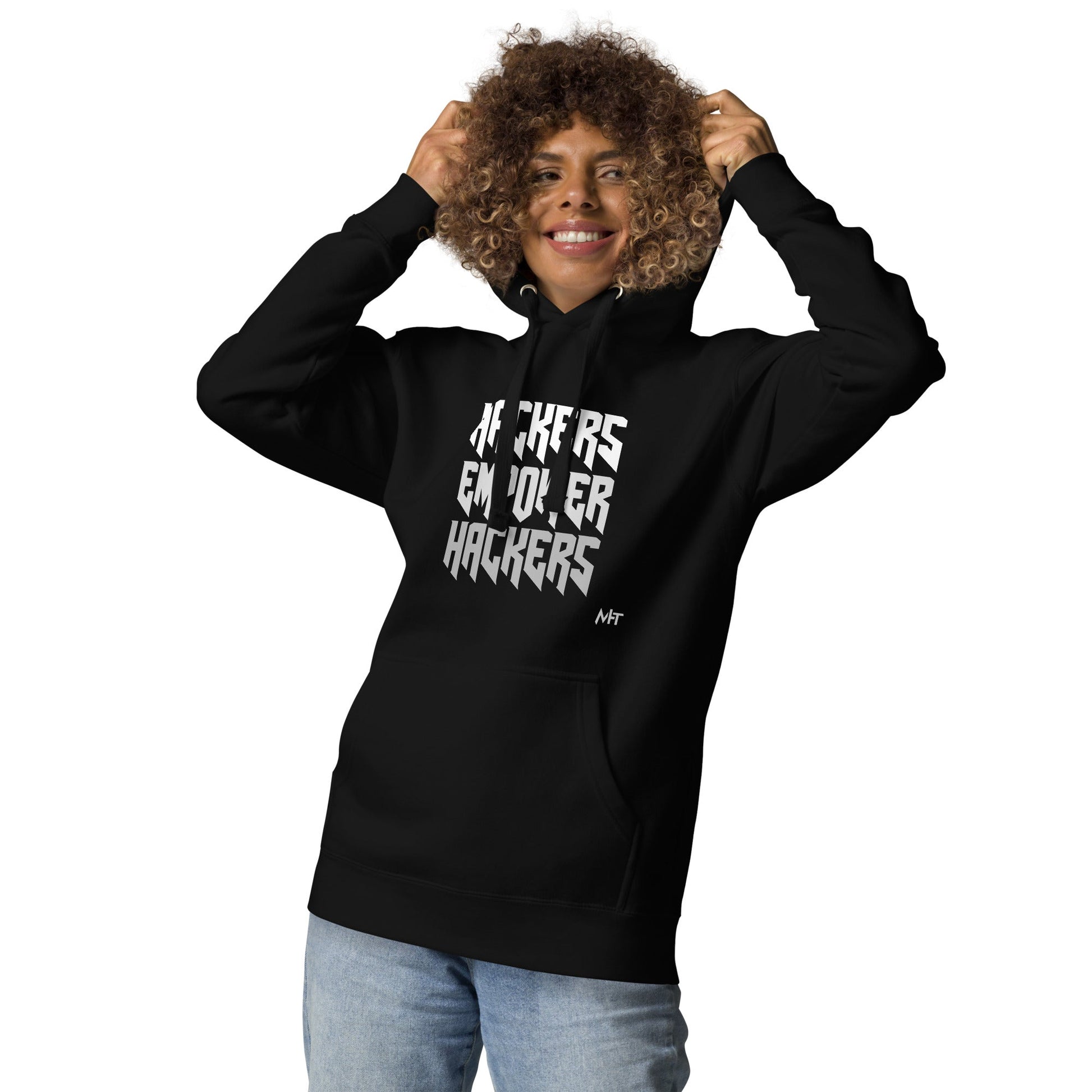 Hackers Empower Hackers V4 - Unisex Hoodie by DarkByteGear