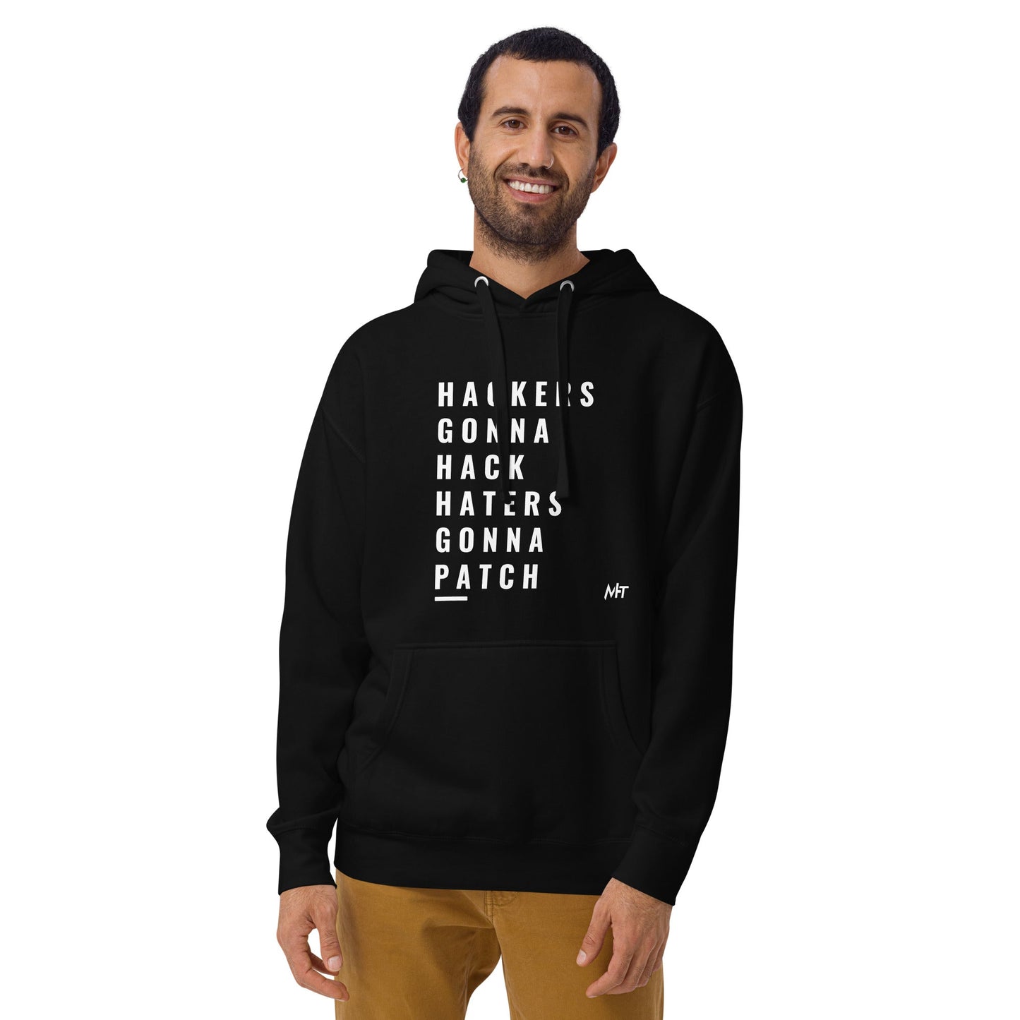 Hackers Gonna Hack: Haters Gonna Patch - Unisex Hoodie by DarkByteGear