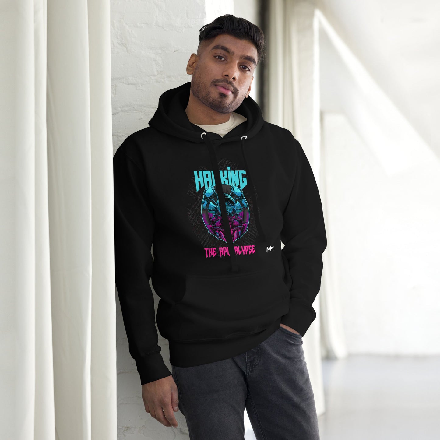 Hacking the apocalypse V2 - Unisex Hoodie by DarkByteGear