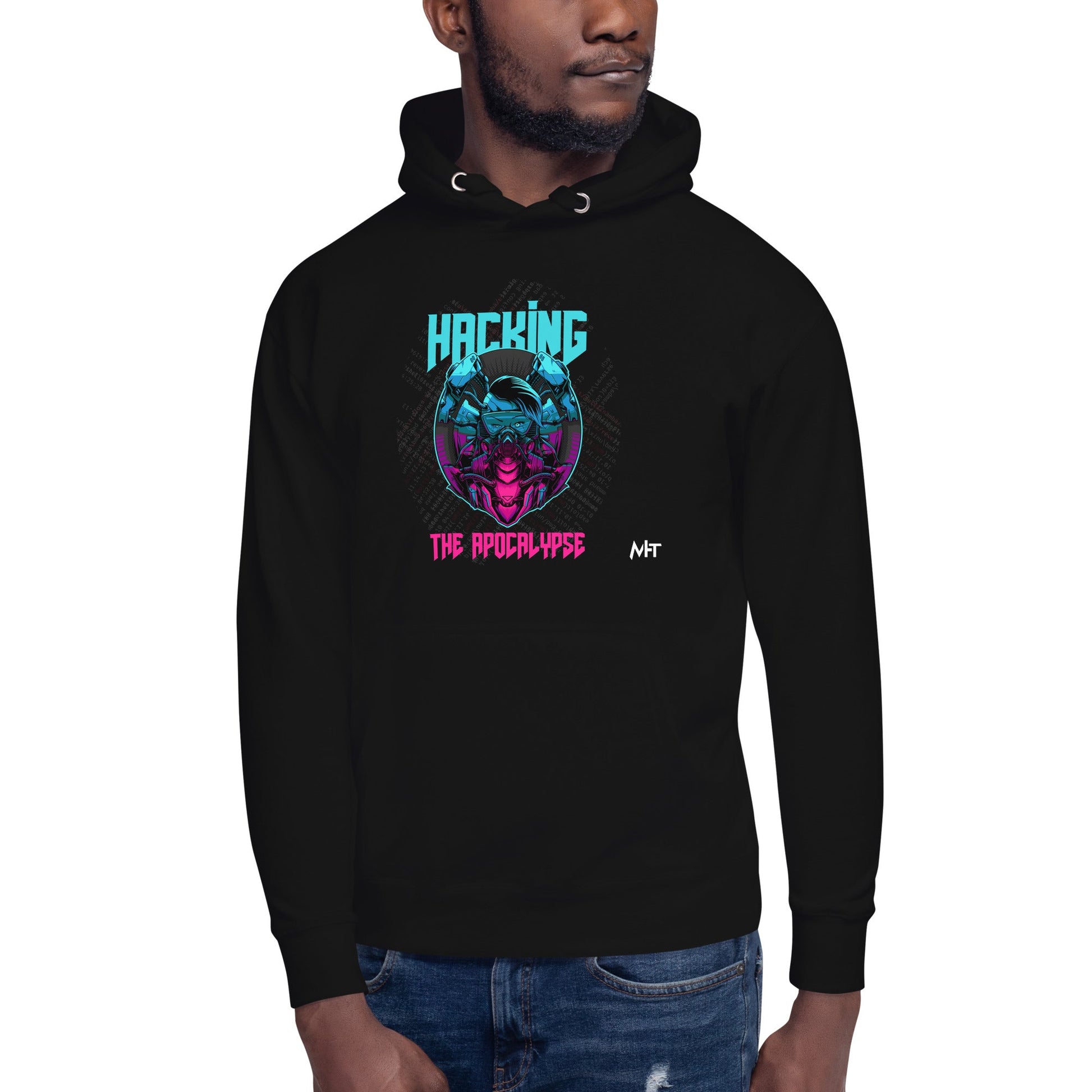 Hacking the apocalypse V2 - Unisex Hoodie by DarkByteGear