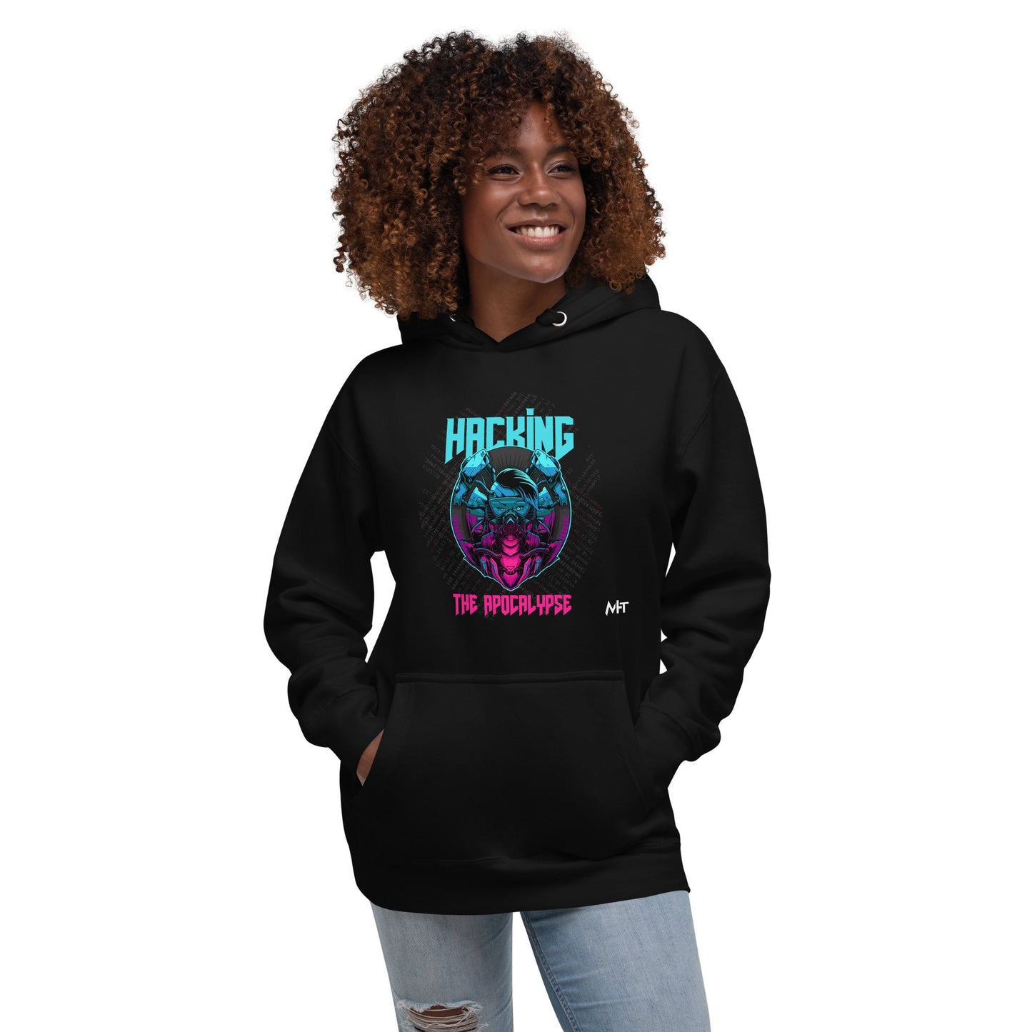 Hacking the apocalypse V2 - Unisex Hoodie by DarkByteGear