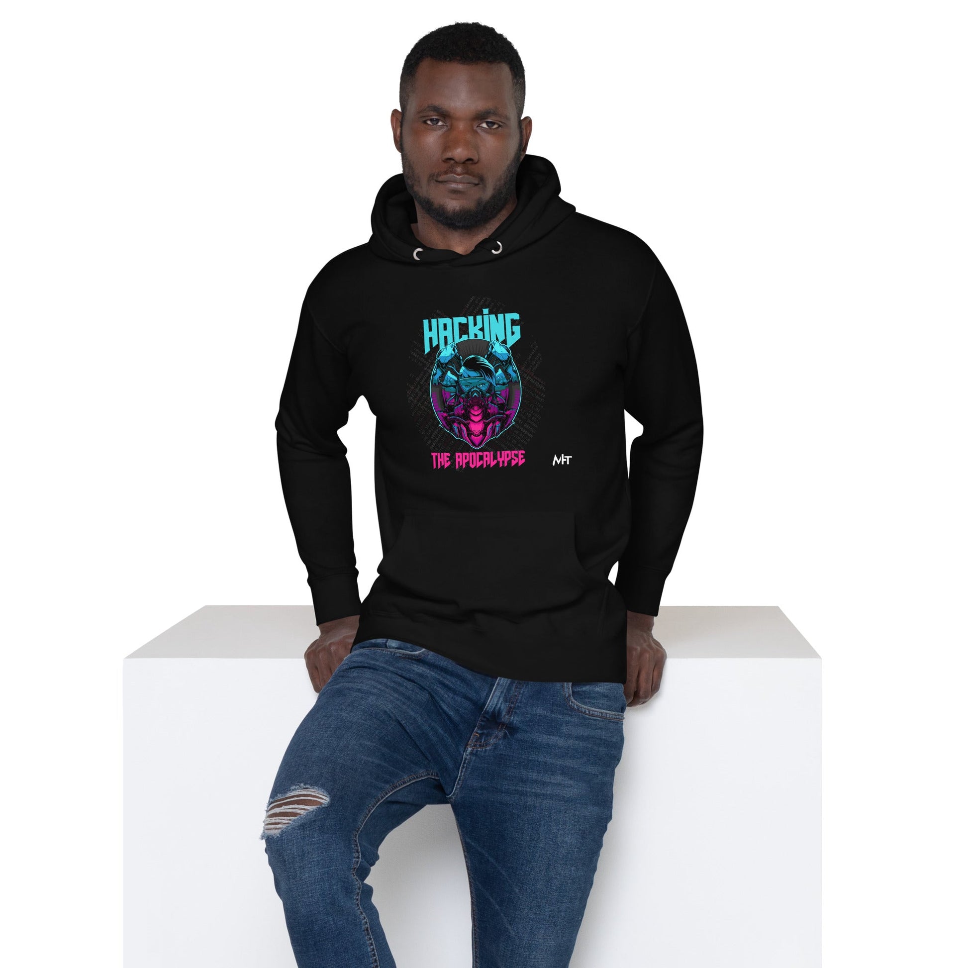 Hacking the apocalypse V2 - Unisex Hoodie by DarkByteGear