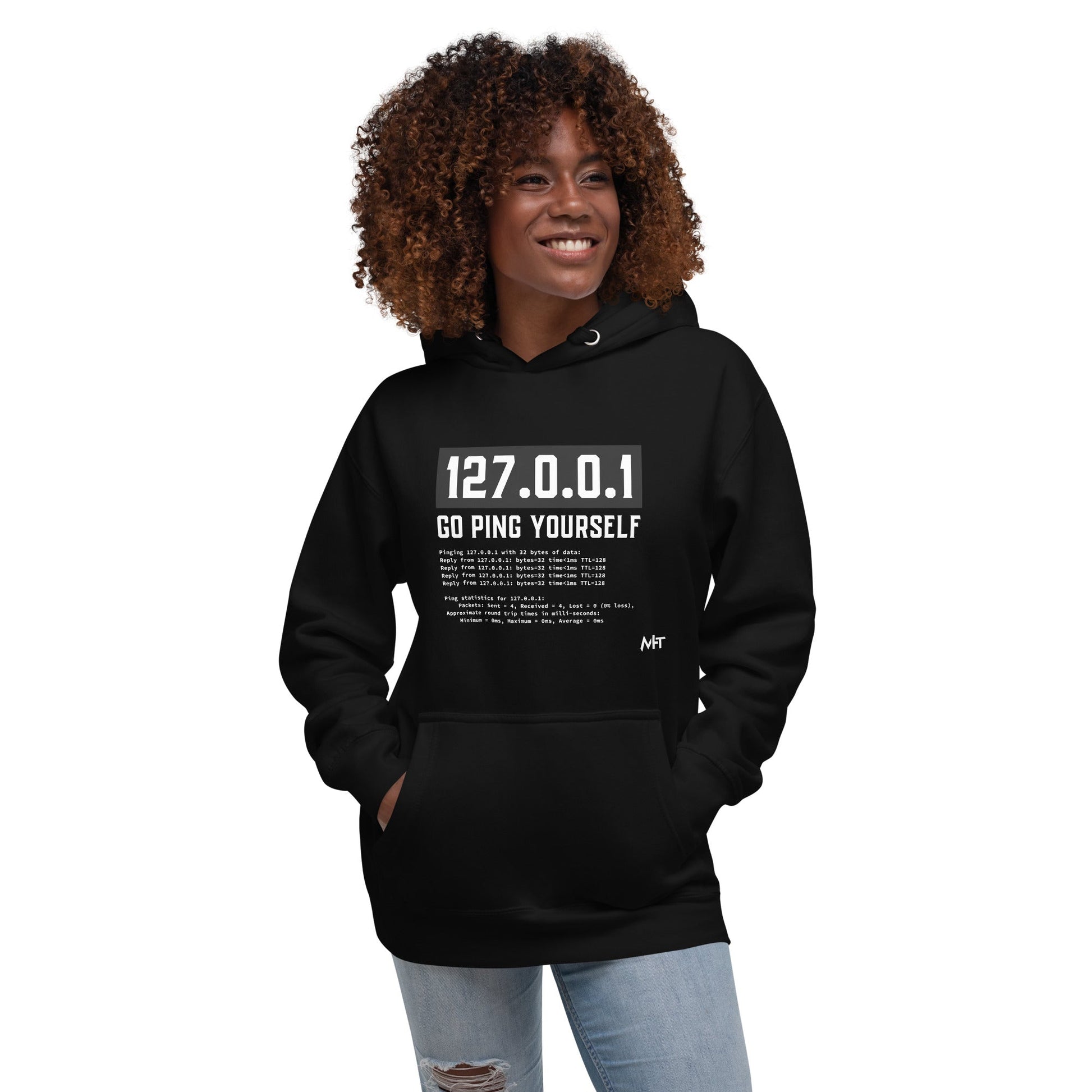 Go ping yourself - Unisex Hoodie by DarkByteGear