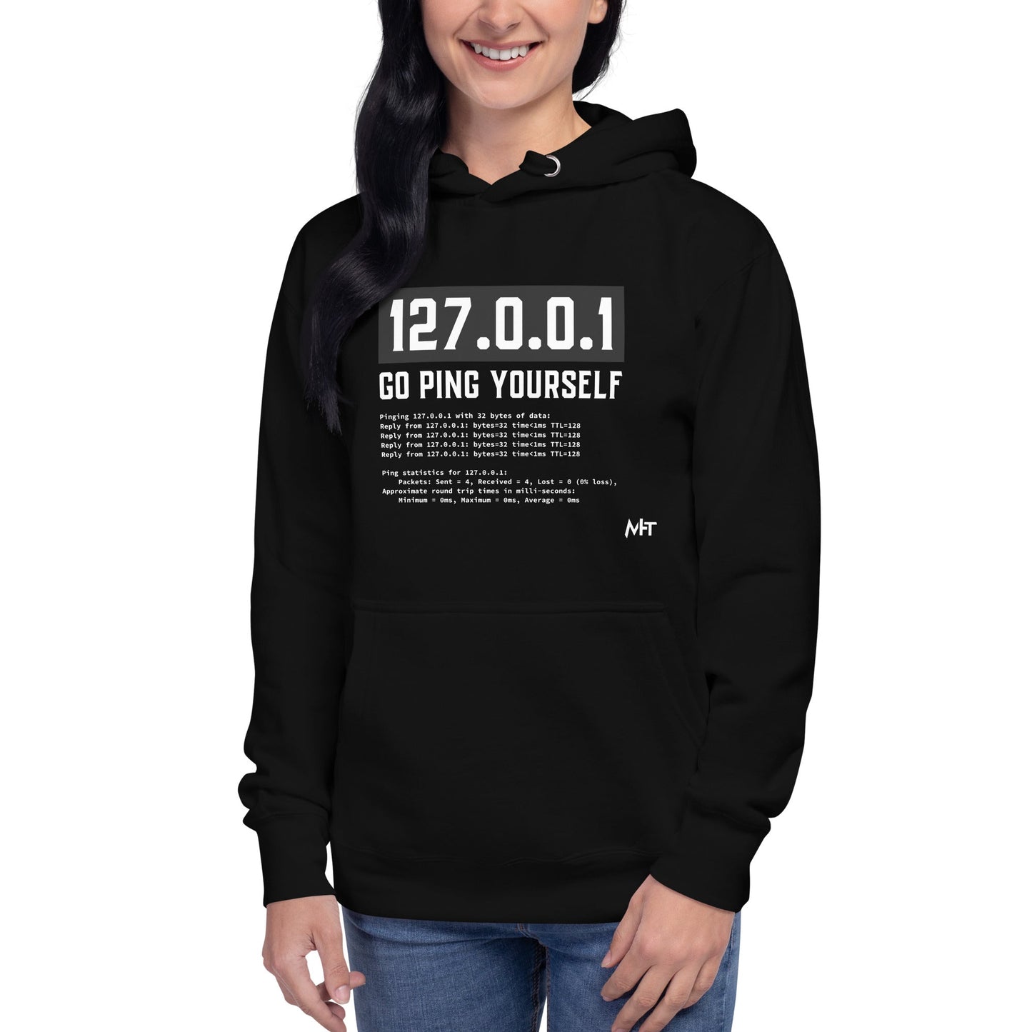 Go ping yourself - Unisex Hoodie by DarkByteGear