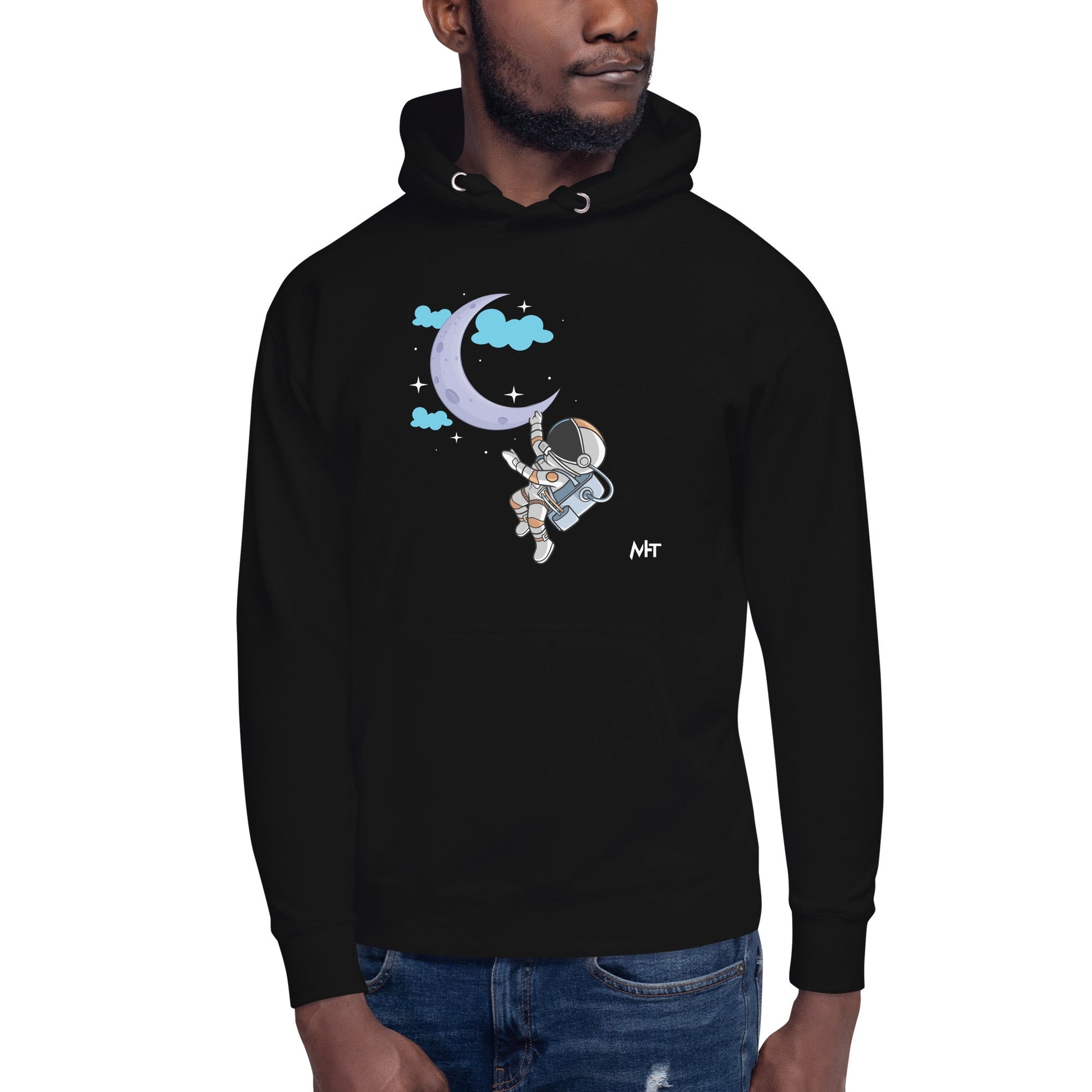 Full Moon Astronaut - Unisex Hoodie by DarkByteGear