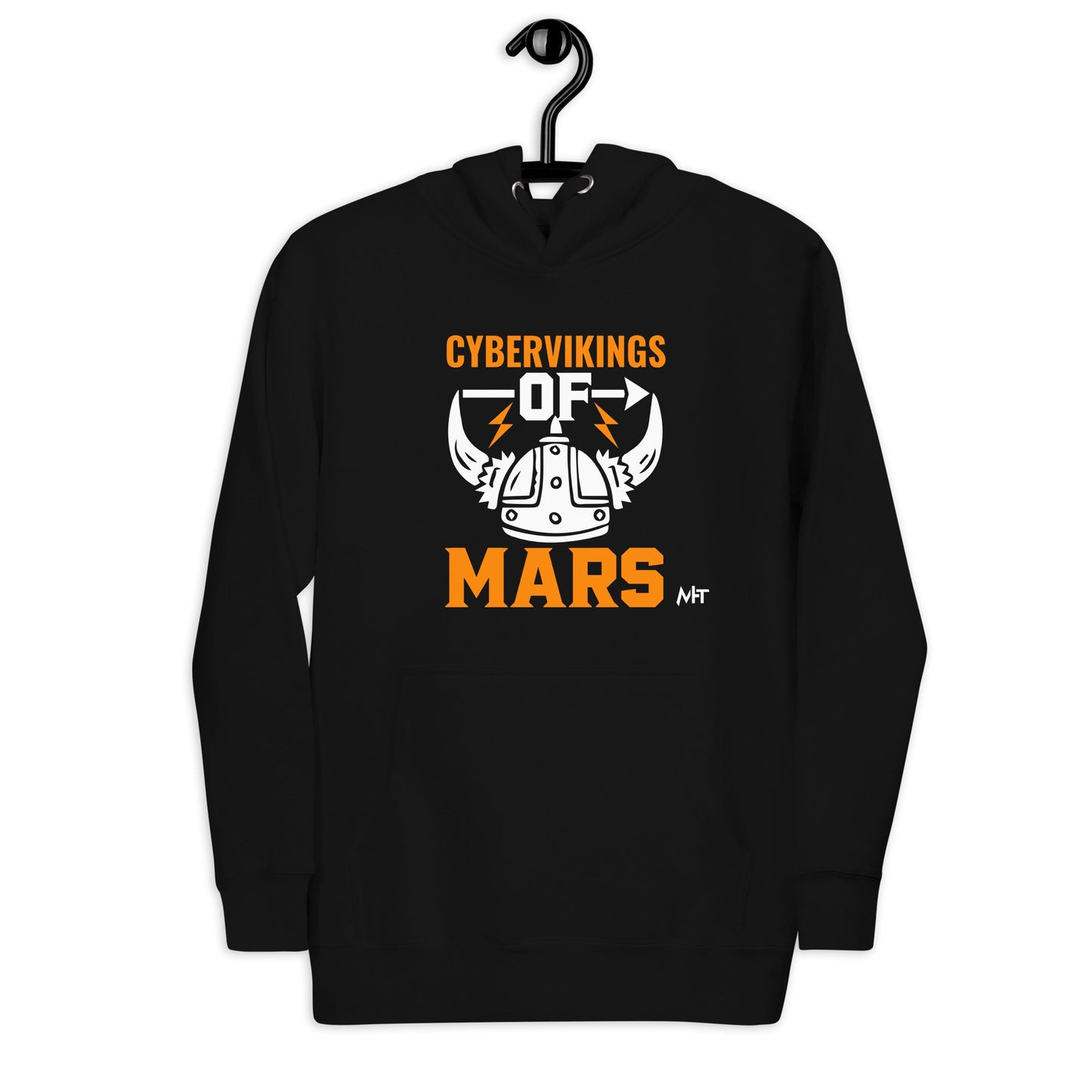 Cyberviking of Mars - Unisex Hoodie by DarkByteGear