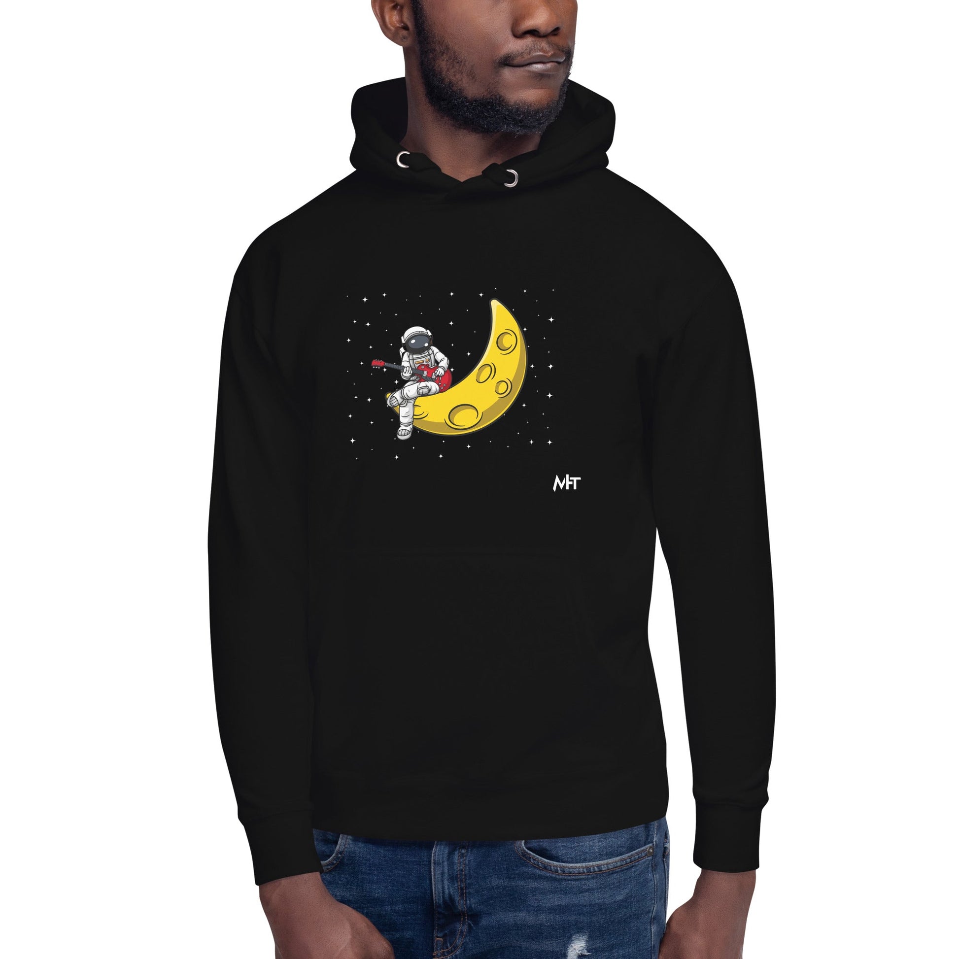 Astronaut Playing - Unisex Hoodie by DarkByteGear