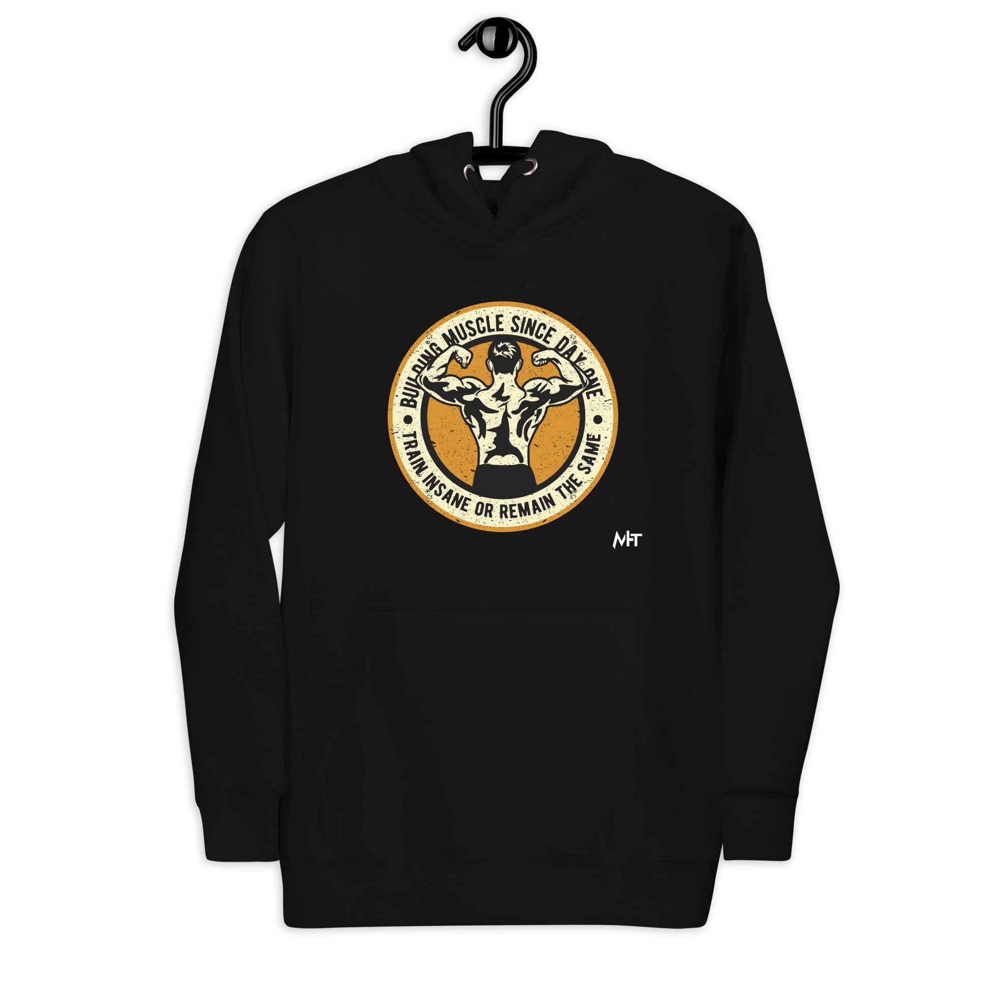 Building muscles since Day one - Unisex Hoodie by DarkByteGear