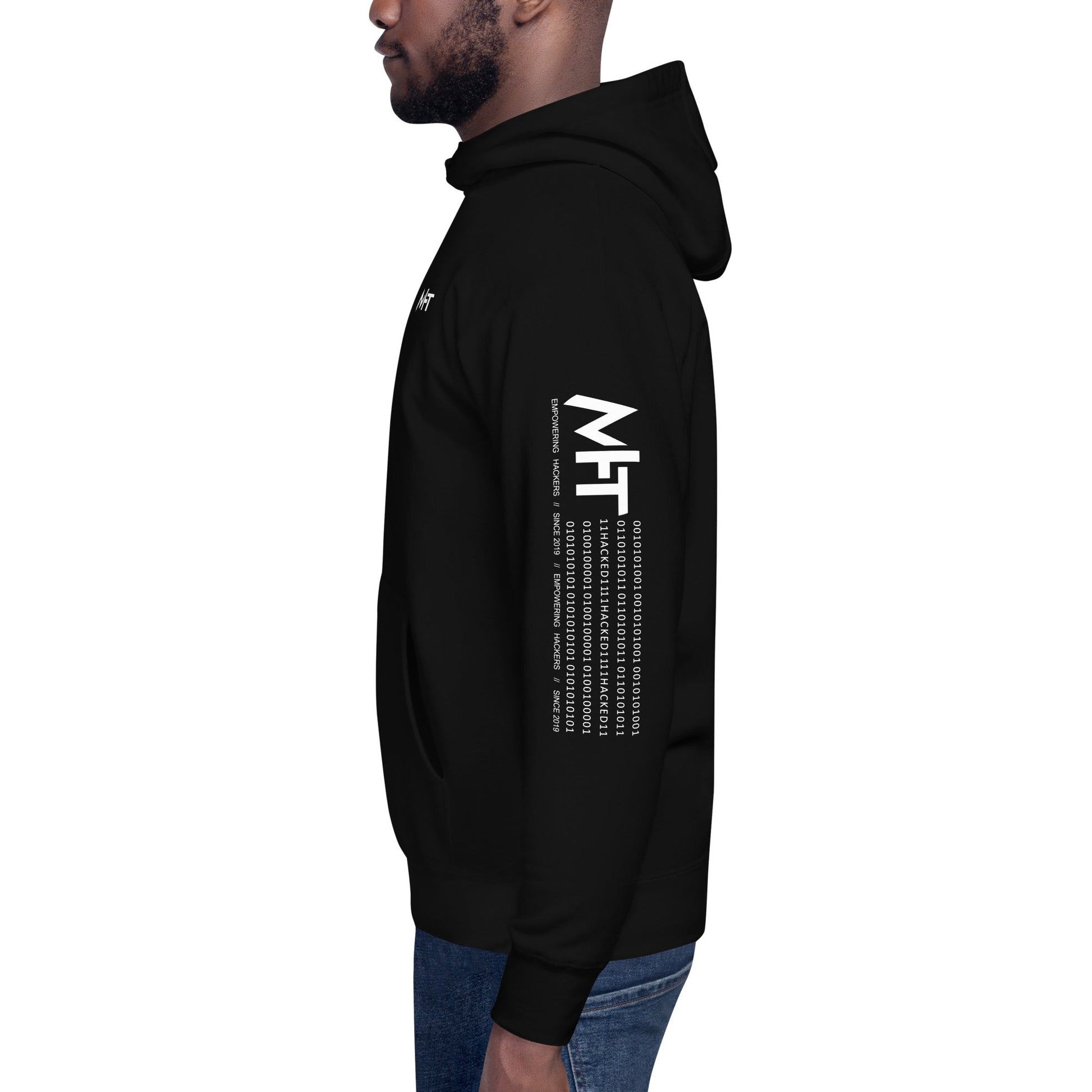 0 day v1 - Unisex Hoodie (back print) by DarkByteGear