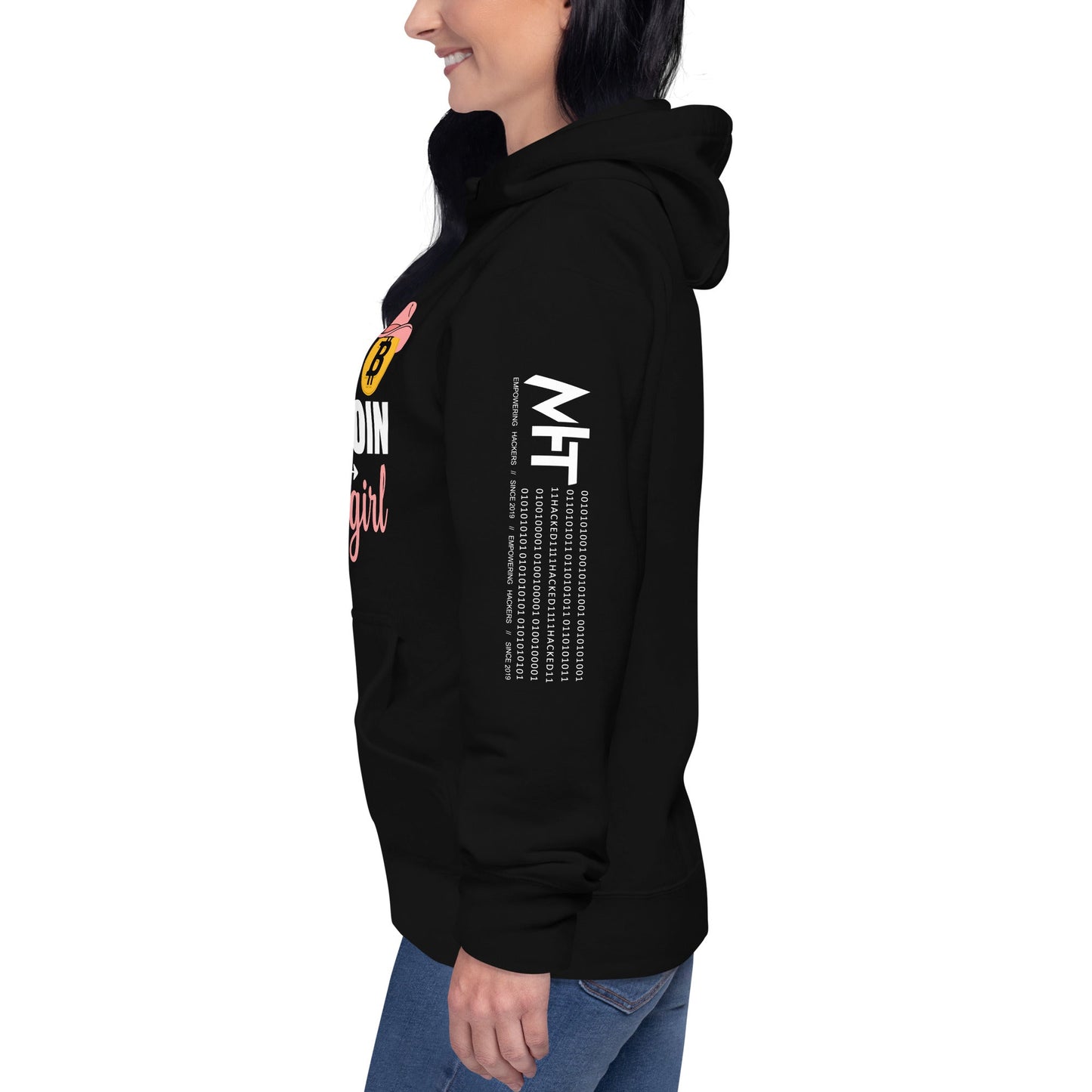 Mommy's Little Bitcoin Cowgirl - Unisex Hoodie by DarkByteGear