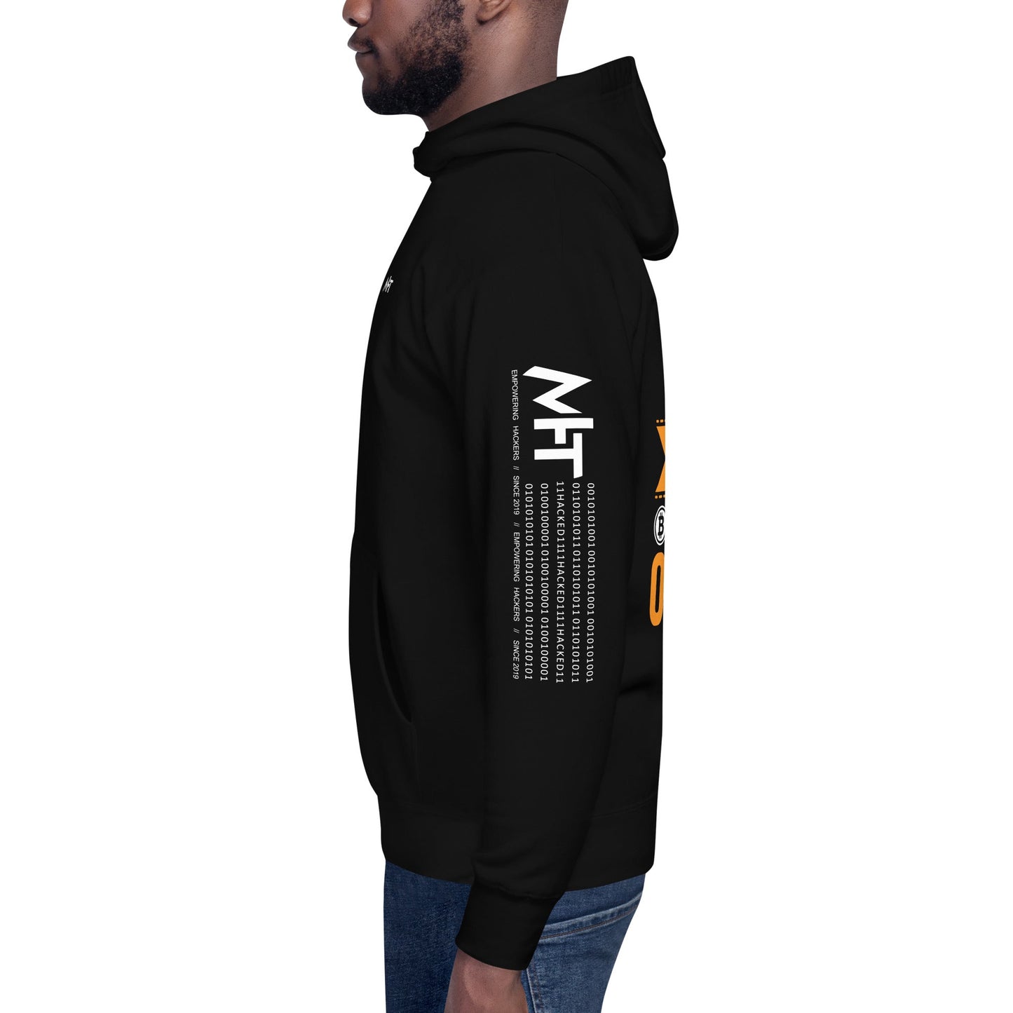 Men are like Bitcoin - Unisex Hoodie ( Back Print ) by DarkByteGear