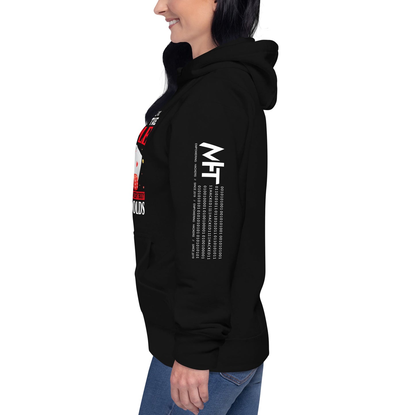 Usually I Like Most of the People But I Hate everyone who Folds - Unisex Hoodie by DarkByteGear