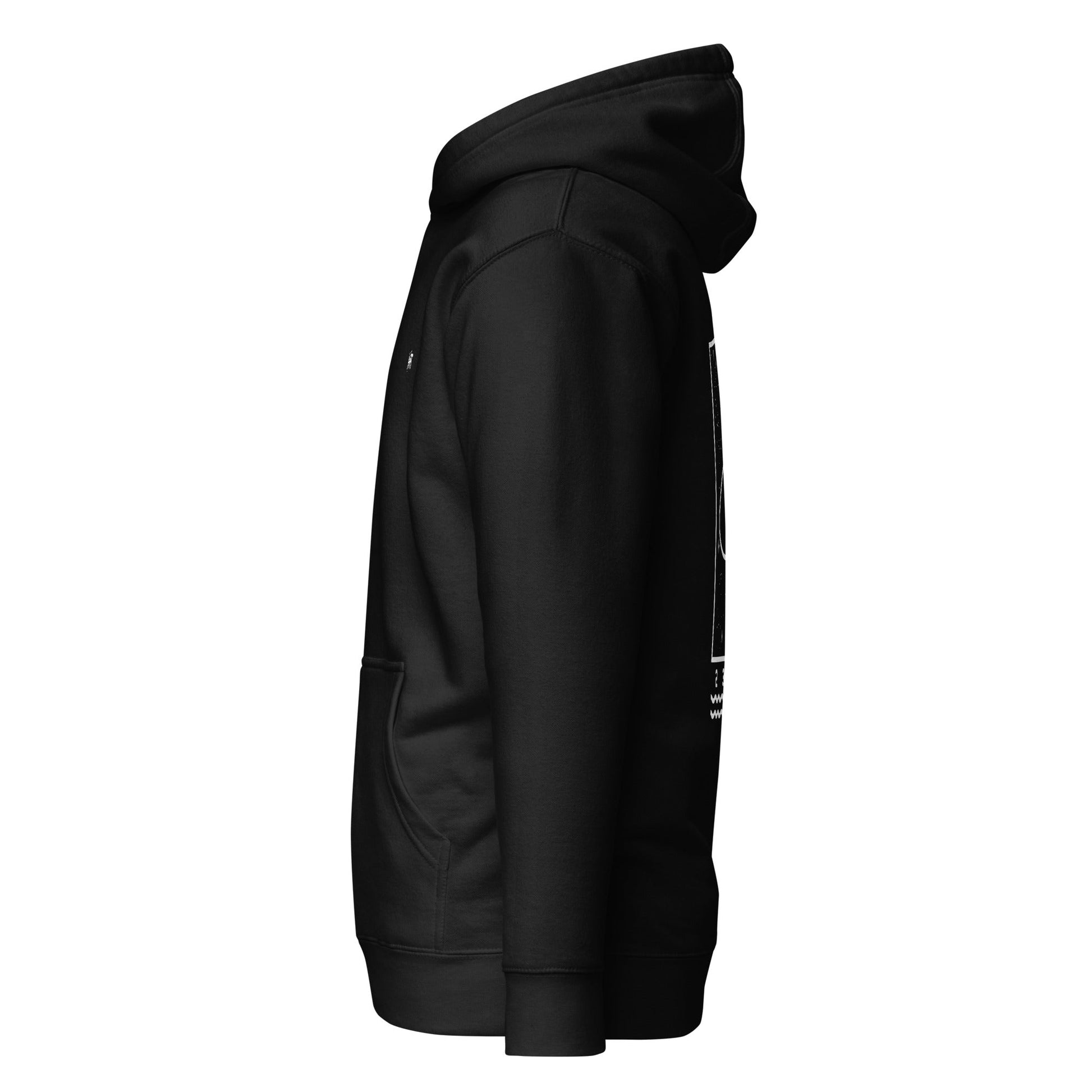 1 2 3 4 5 - Unisex Hoodie (back print) by DarkByteGear