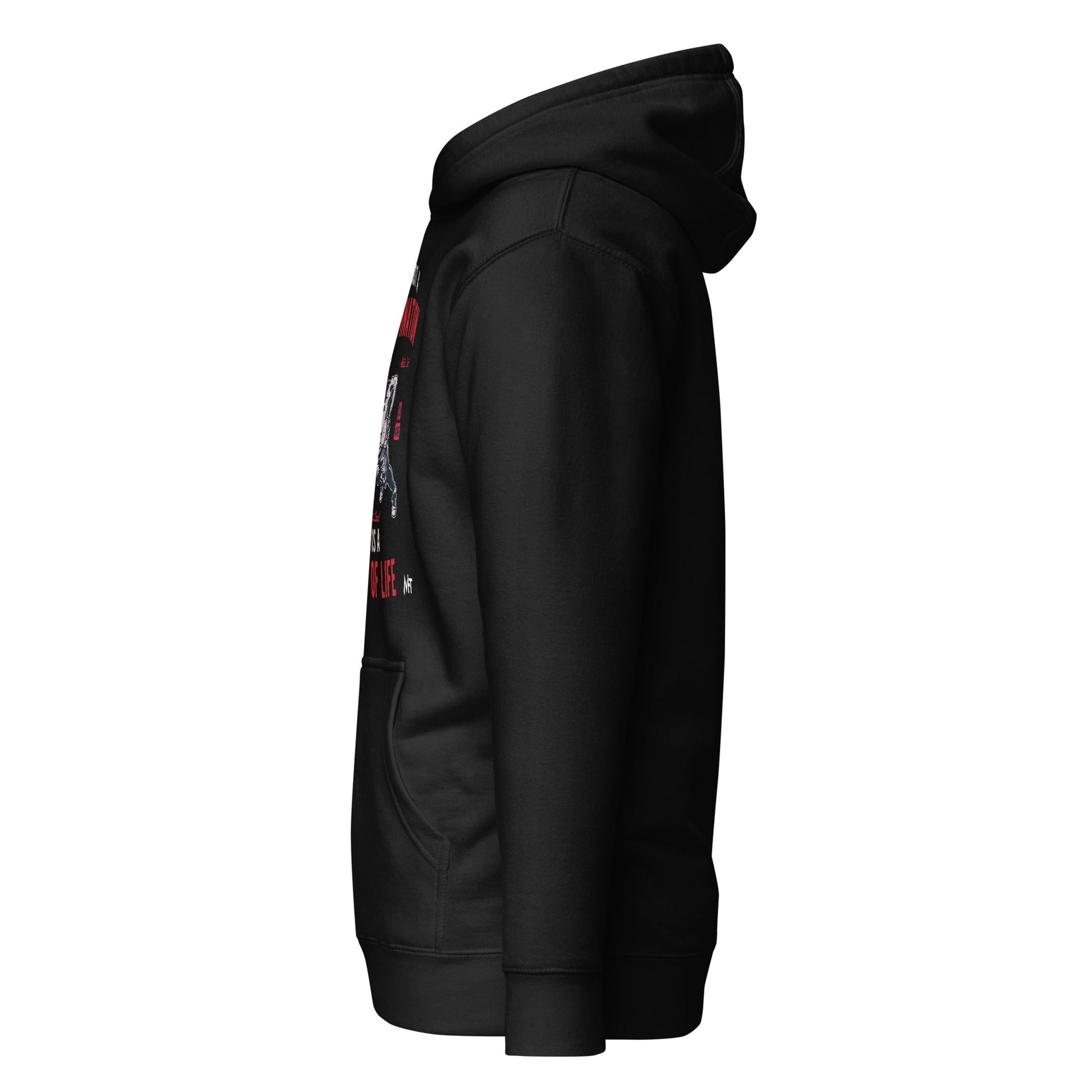 Fit is not a destination: it is a way of life - Unisex Hoodie by DarkByteGear