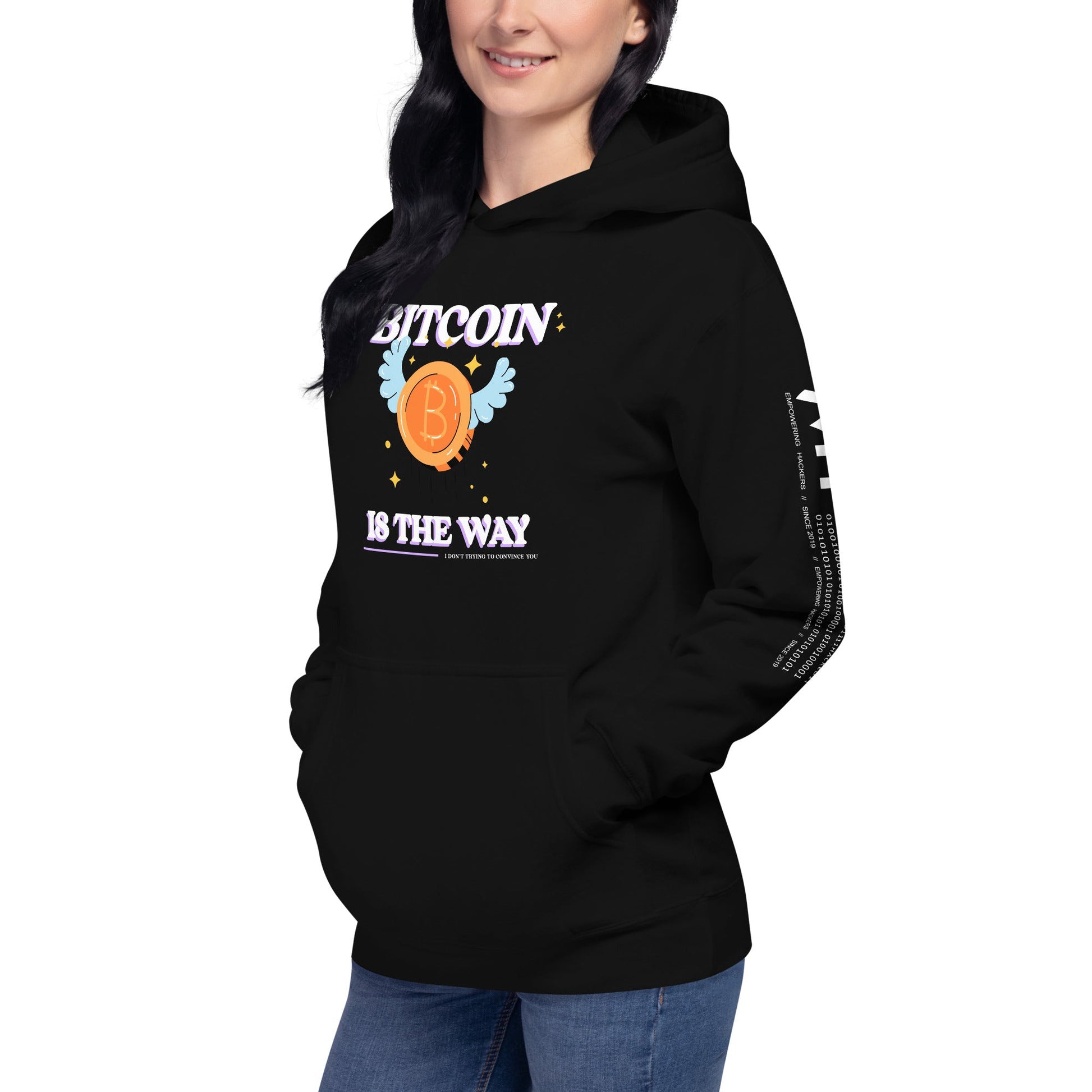 Bitcoin is the way - Unisex Hoodie by DarkByteGear