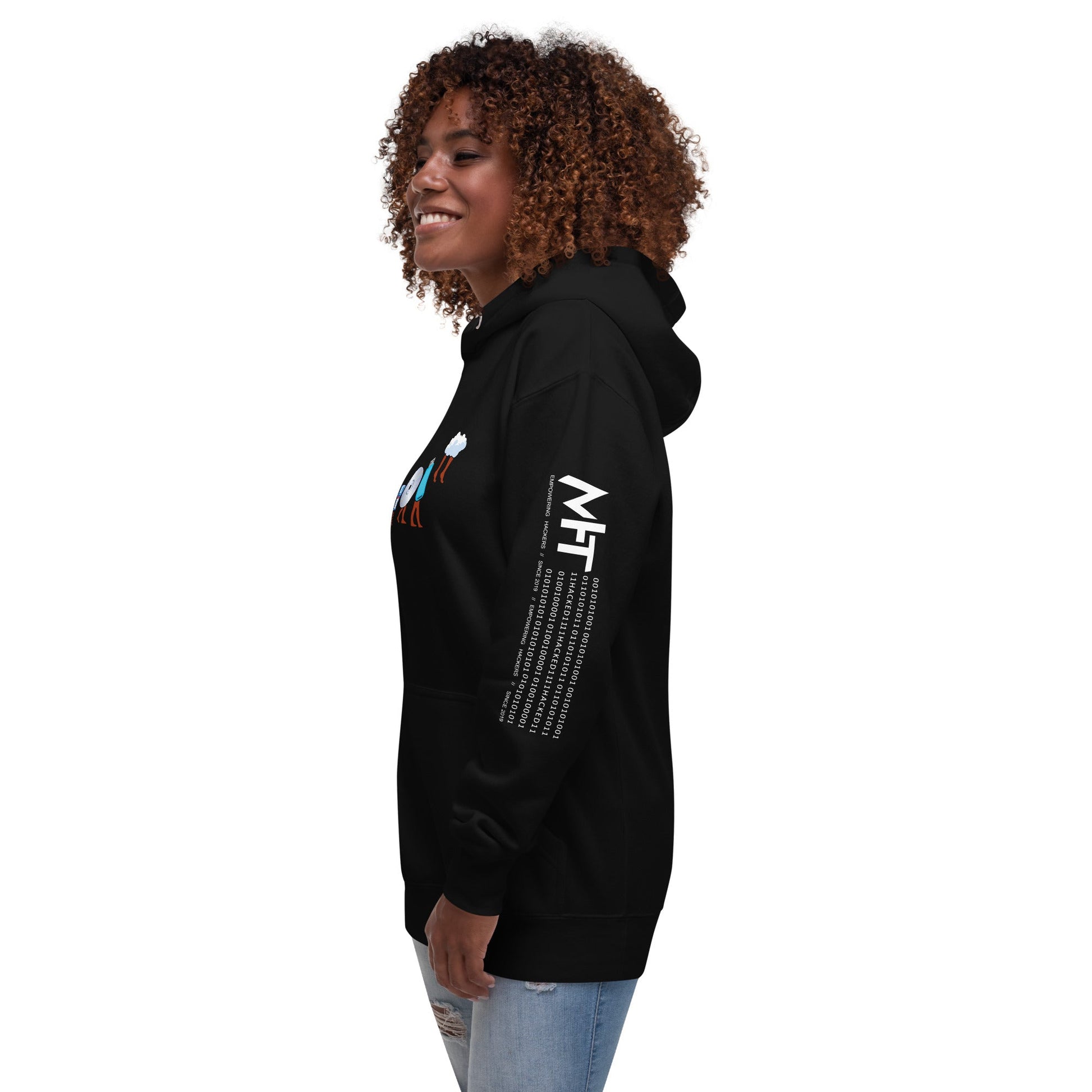 Evolution of data storage - Unisex Hoodie by DarkByteGear