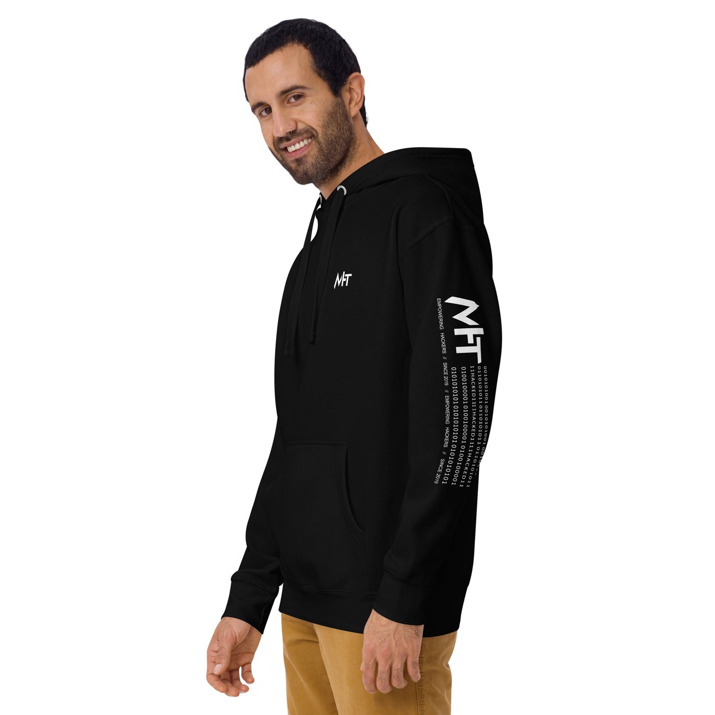 // no comment - Unisex Hoodie (back print) by DarkByteGear