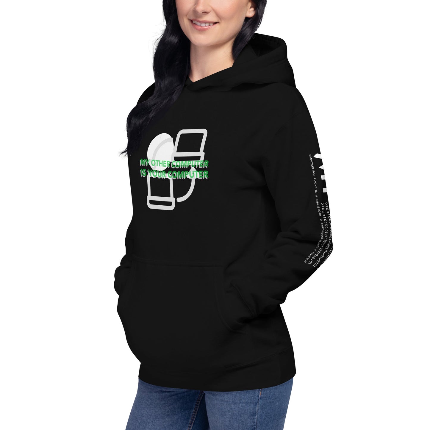 My other computer is your computer - Unisex Hoodie by DarkByteGear