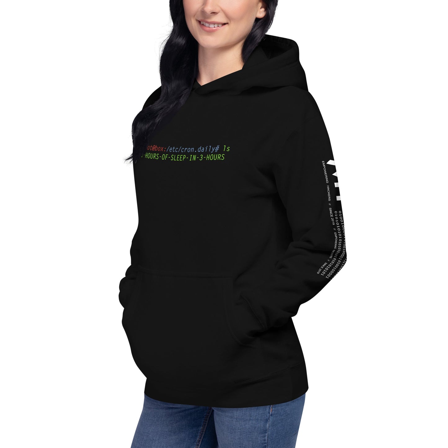 8 hours of sleep in 3 hours - Unisex Hoodie by DarkByteGear