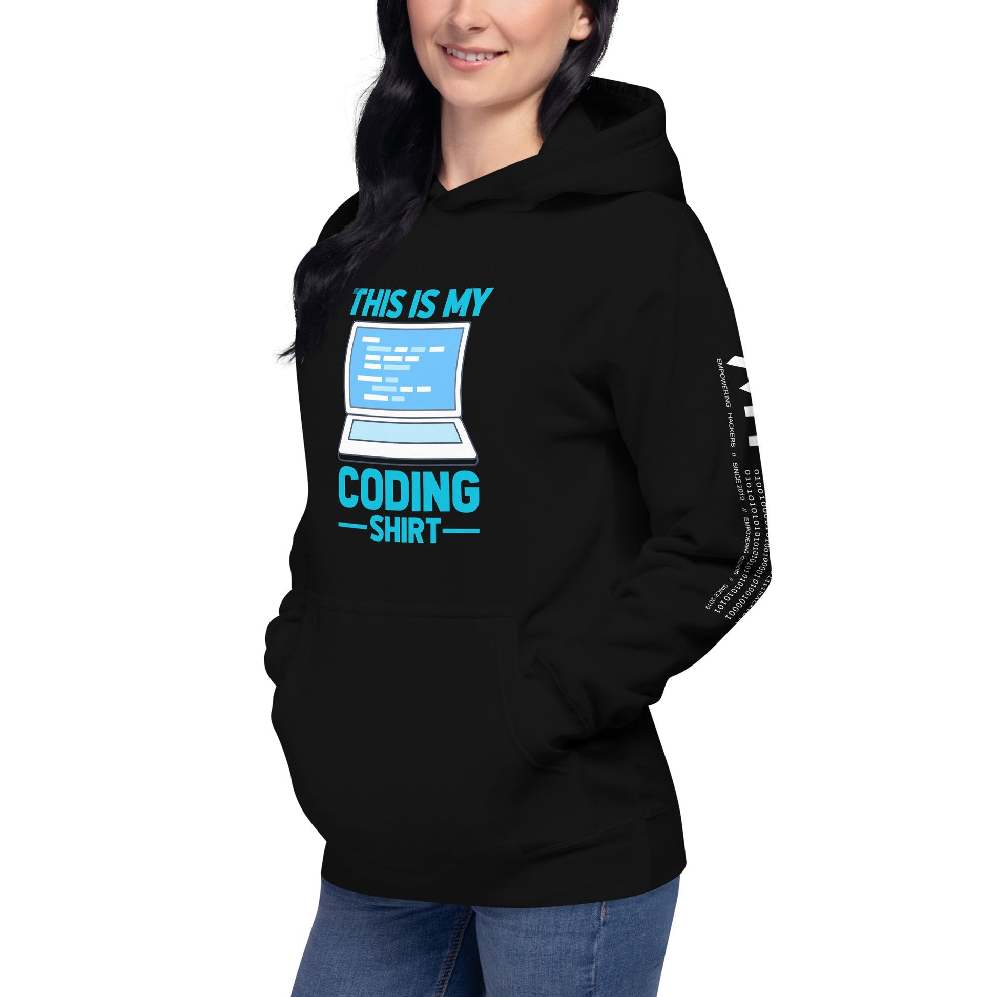 This is my coding shirt - Unisex Hoodie by DarkByteGear