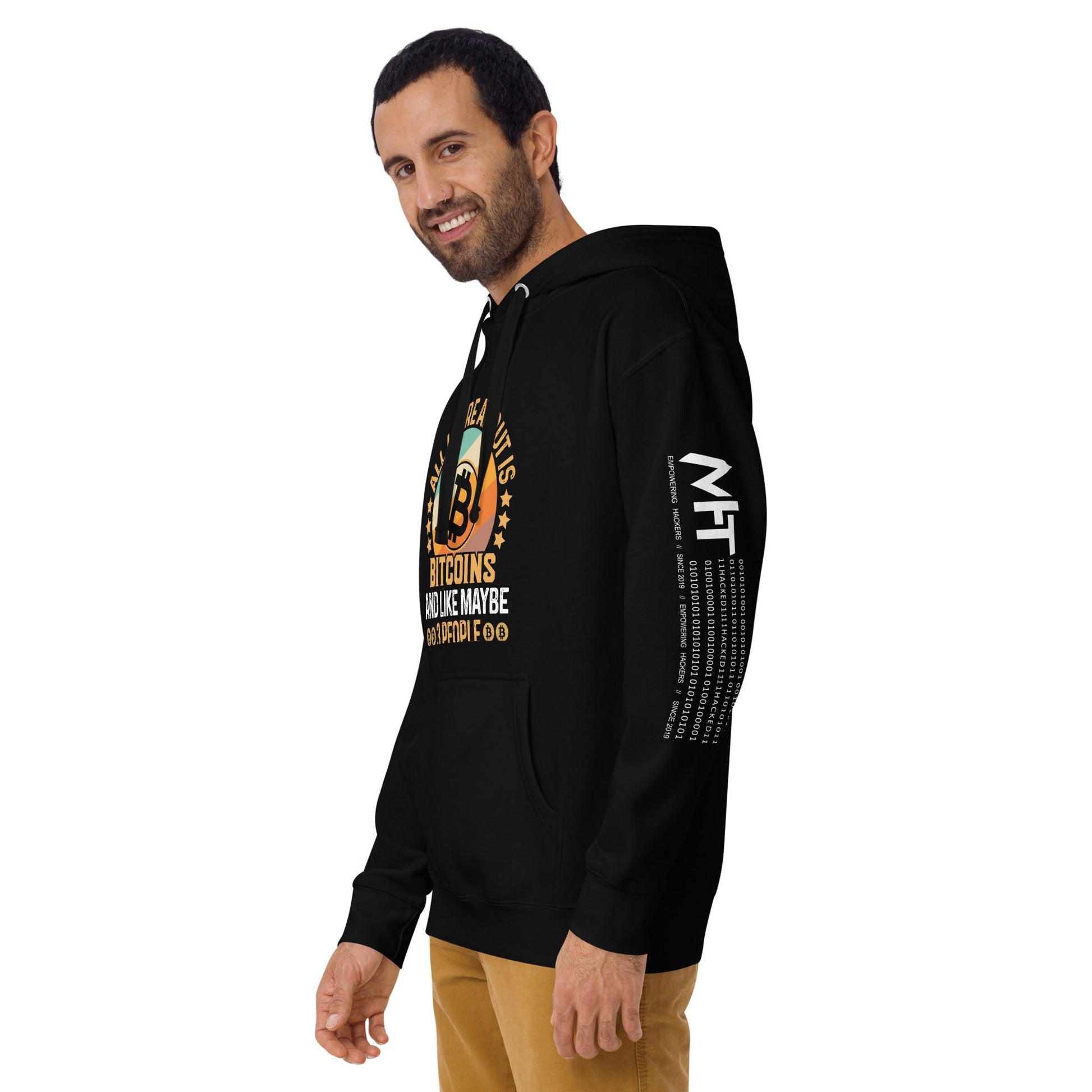 All I Care About Is Unisex Hoodie by DarkByteGear
