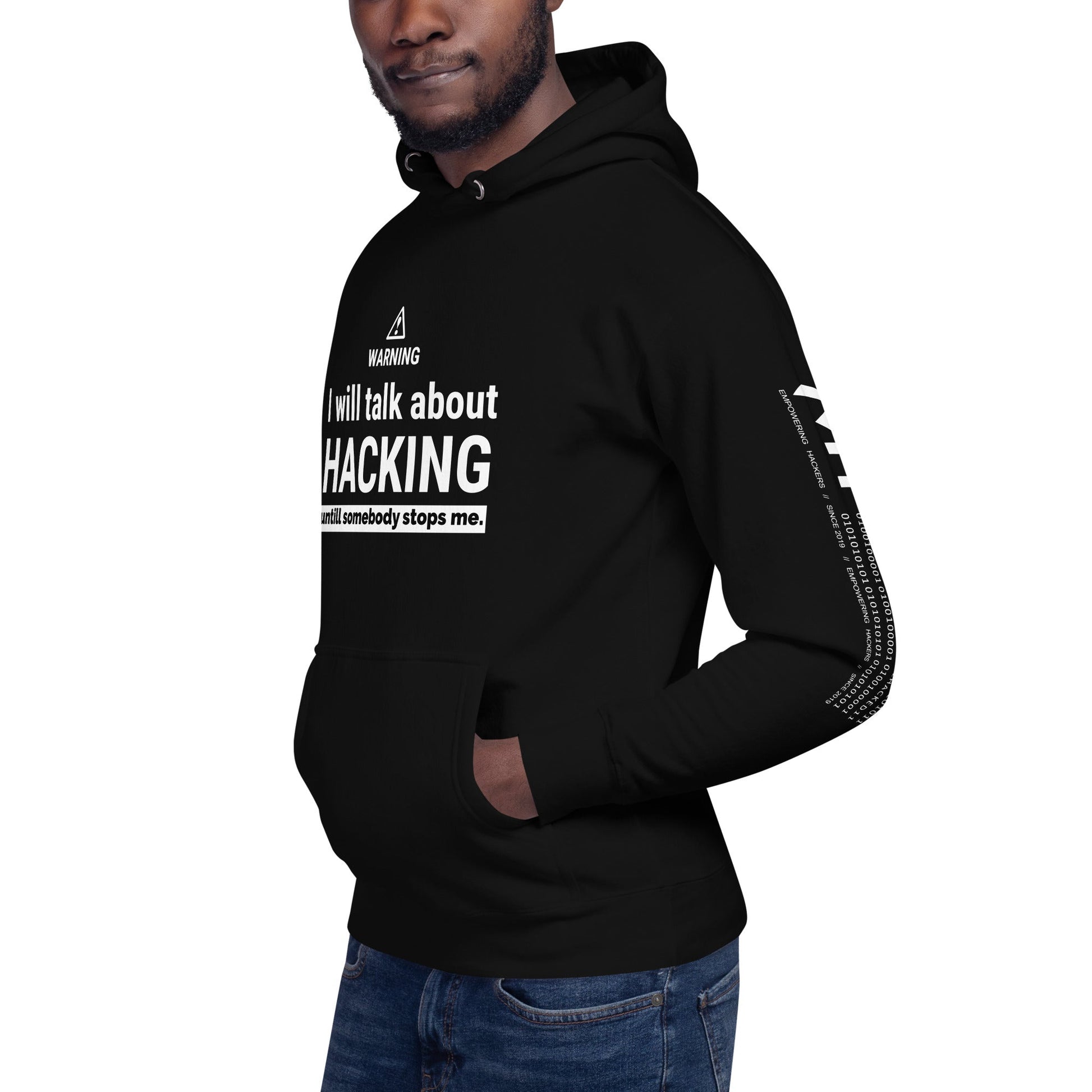 I will talk about HACKING - Unisex Hoodie by DarkByteGear
