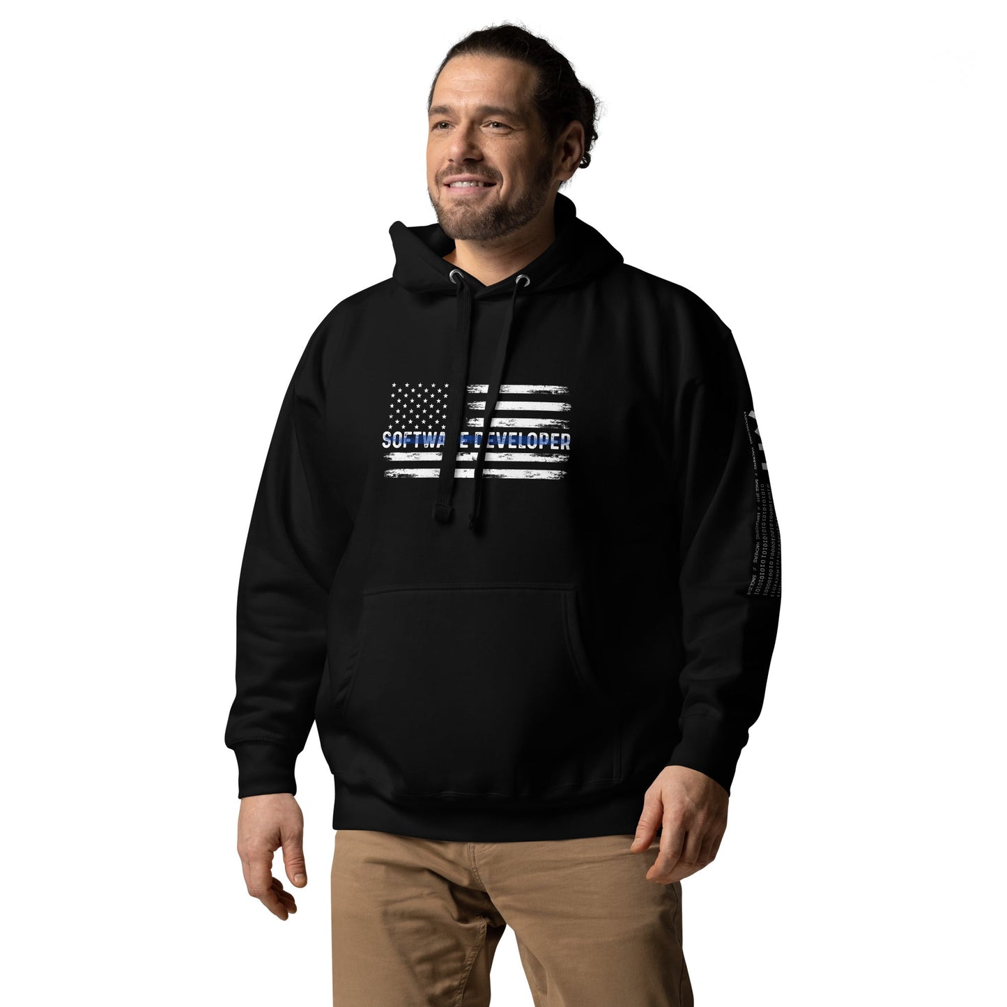 Patriotic Software Developer - Unisex Hoodie by DarkByteGear