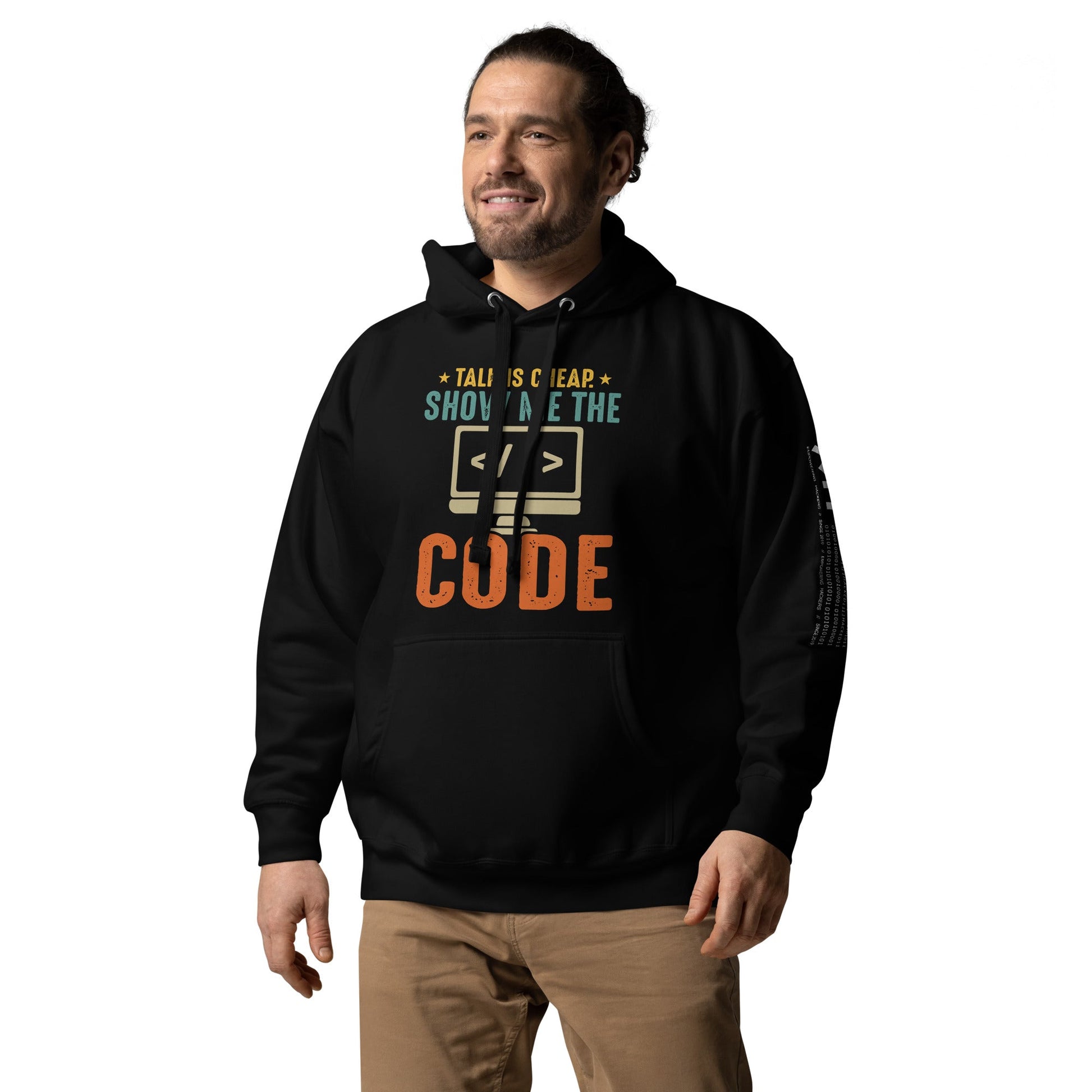Talk is Cheap! Show me the Code - Unisex Hoodie by DarkByteGear