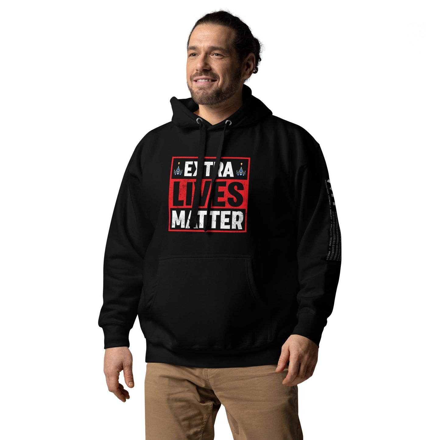 Extra Lives Matter Unisex Hoodie by DarkByteGear