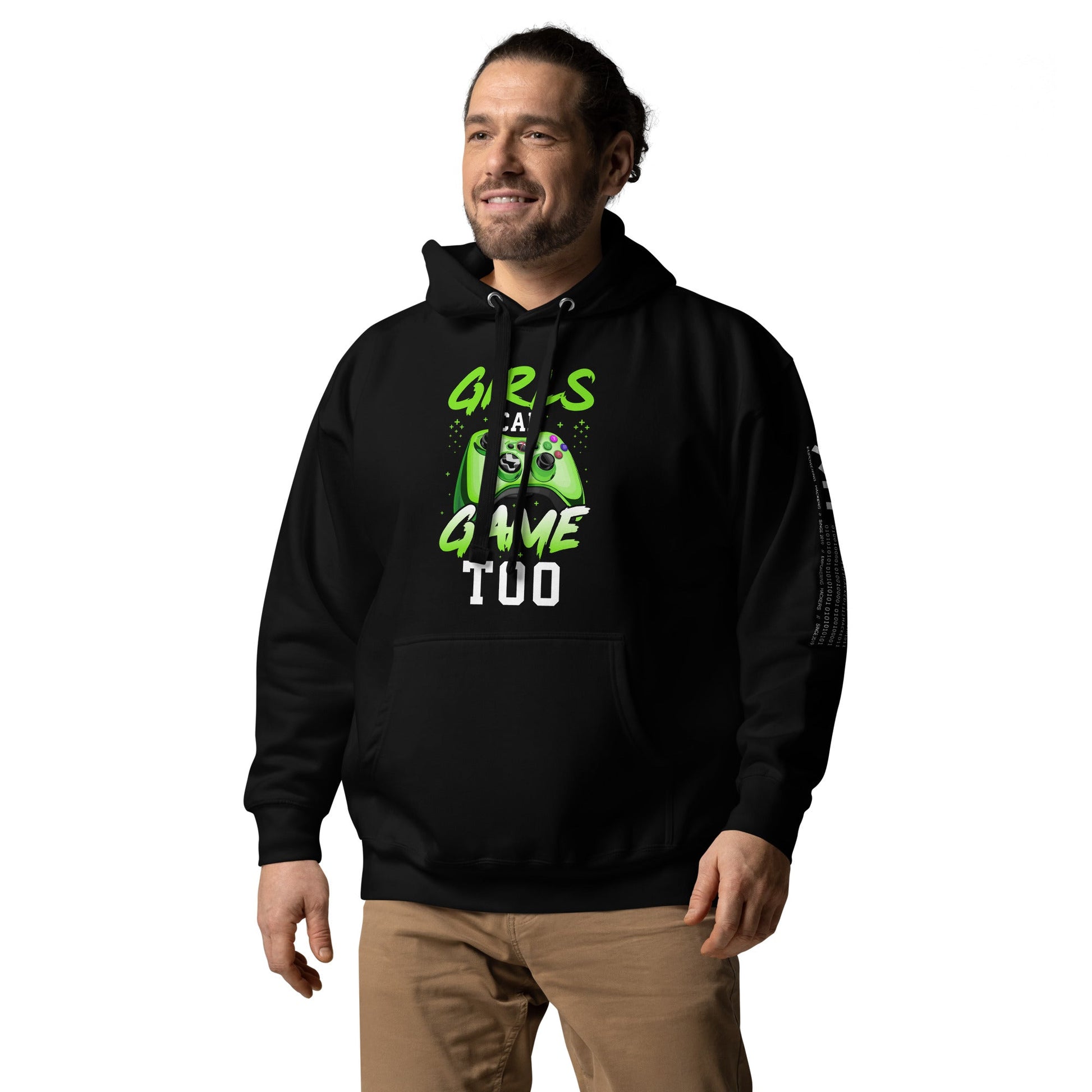 Girls can Game too Unisex Hoodie by DarkByteGear