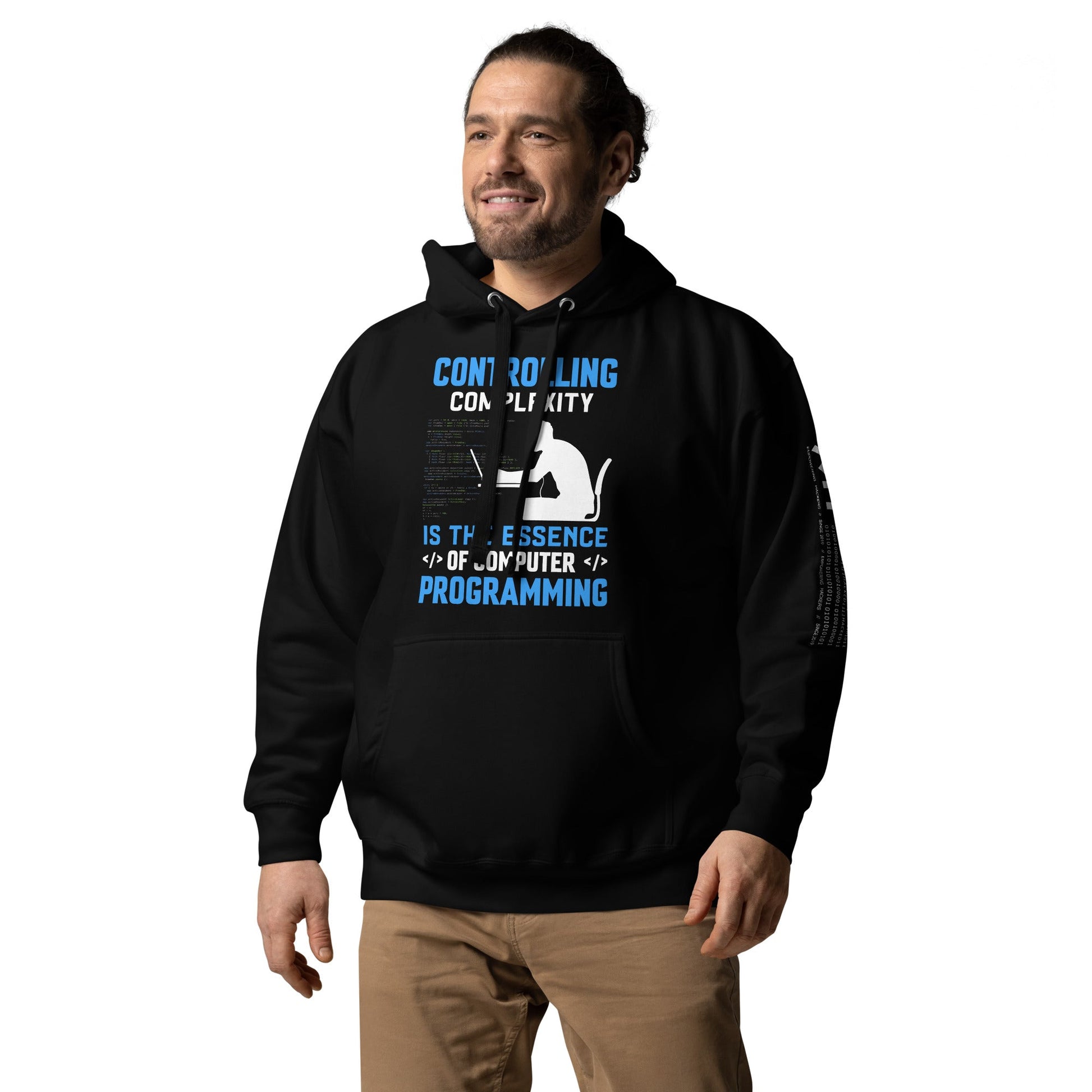 Controlling Complexity is the Essence of Computer Programming Unisex Hoodie by DarkByteGear