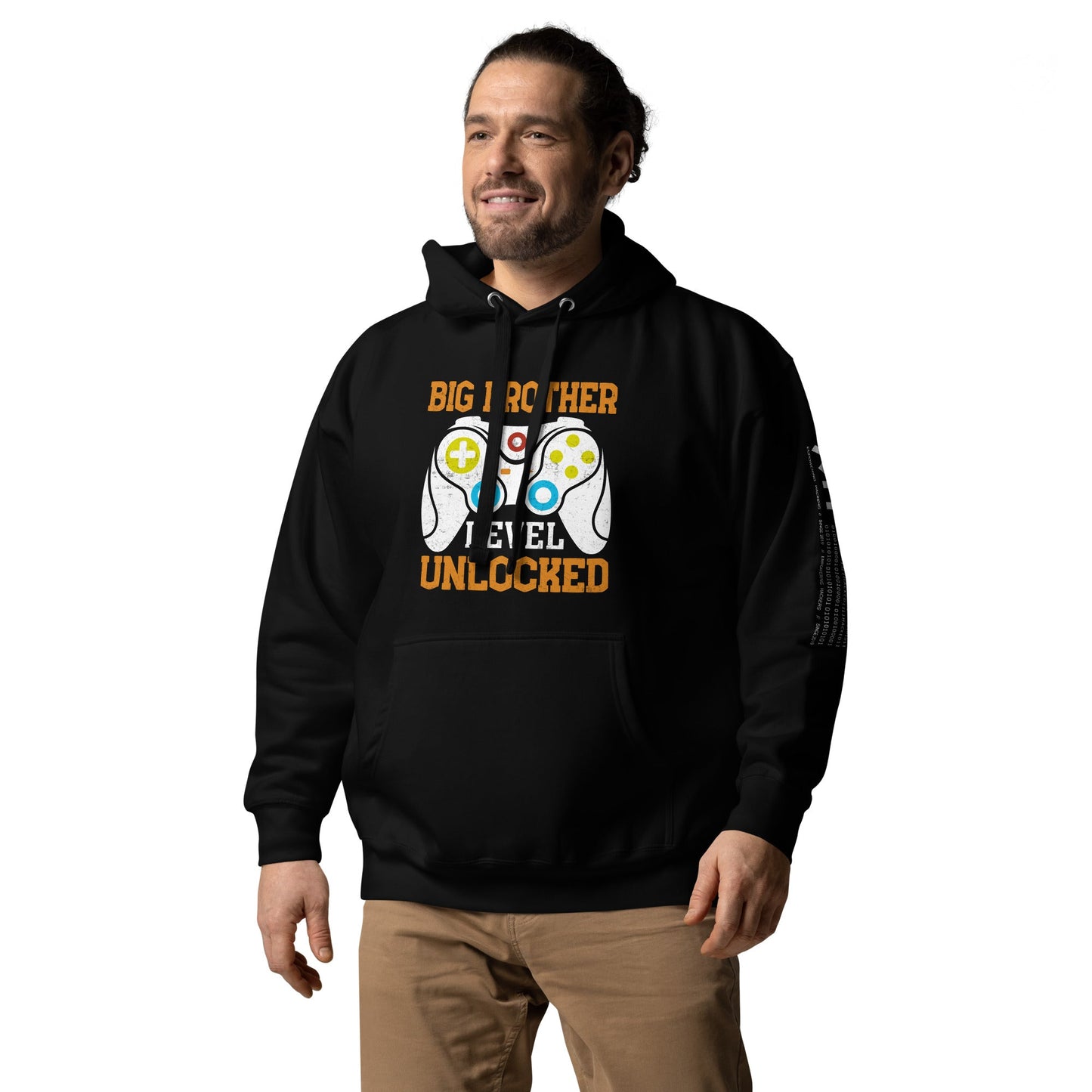 Big Brother Level Unlocked Unisex Hoodie by DarkByteGear