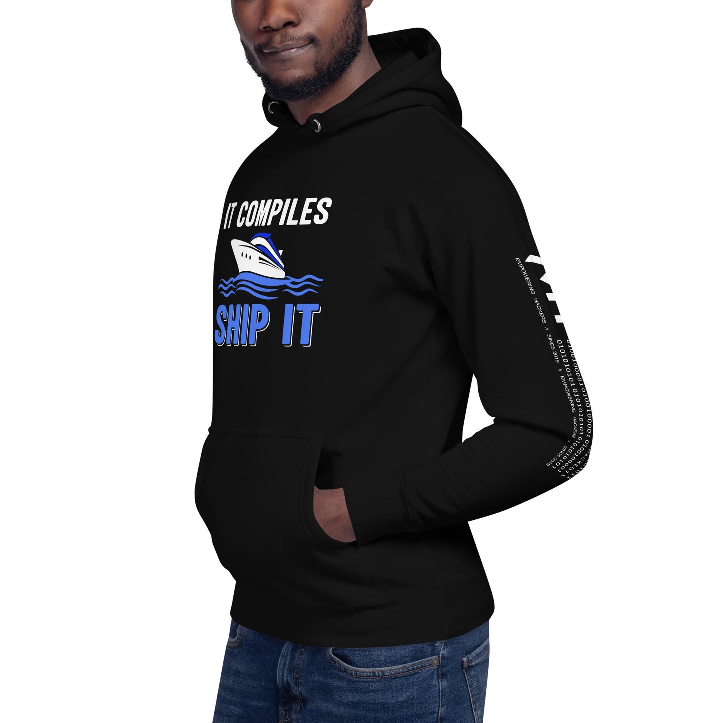 It Compiles, Ship it Unisex Hoodie by DarkByteGear