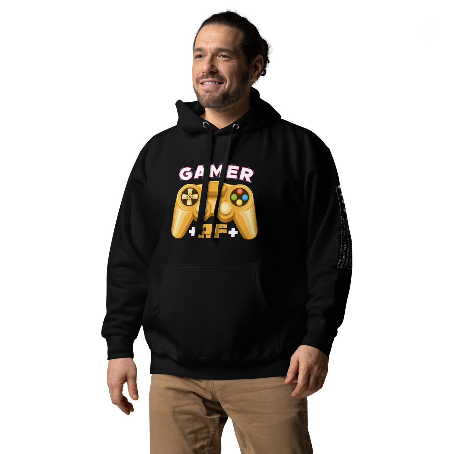 Gamer AF Unisex Hoodie by DarkByteGear