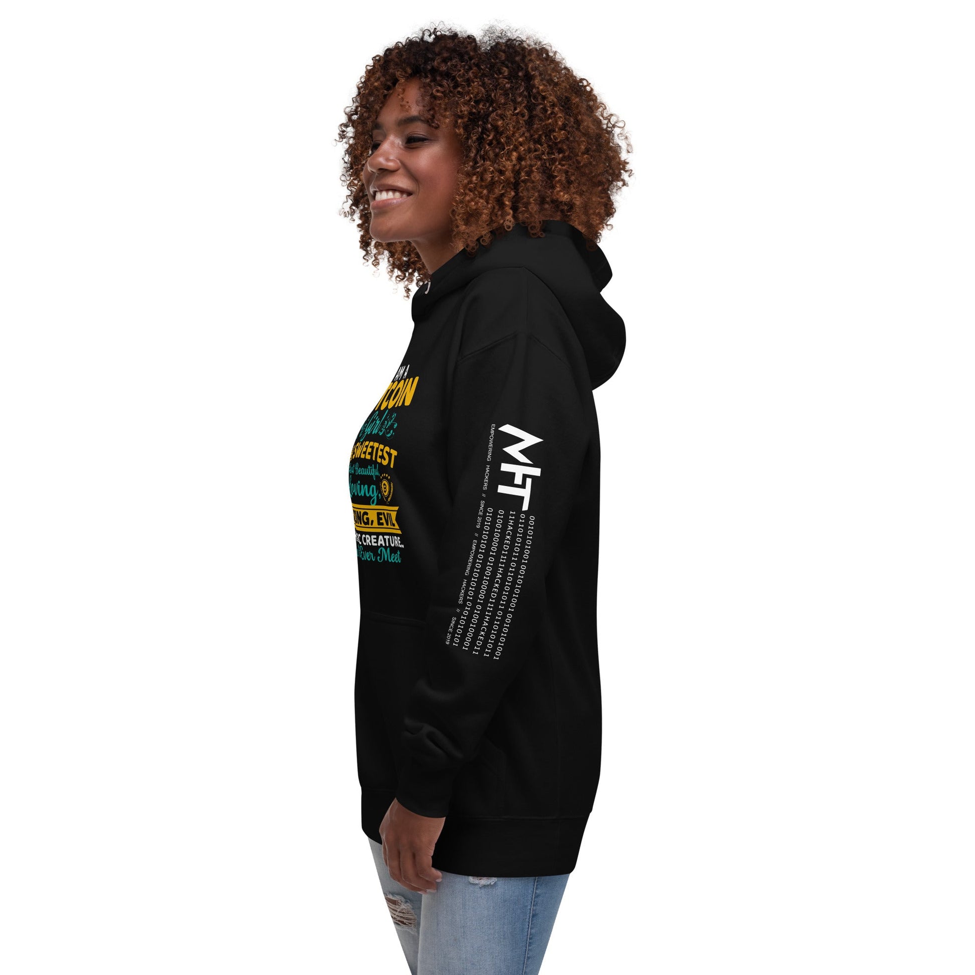I am a Bitcoin Girl, the sweetest - Unisex Hoodie by DarkByteGear