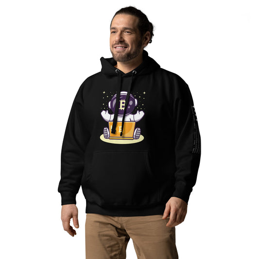 Bitcoin Astronaut - Unisex Hoodie by DarkByteGear