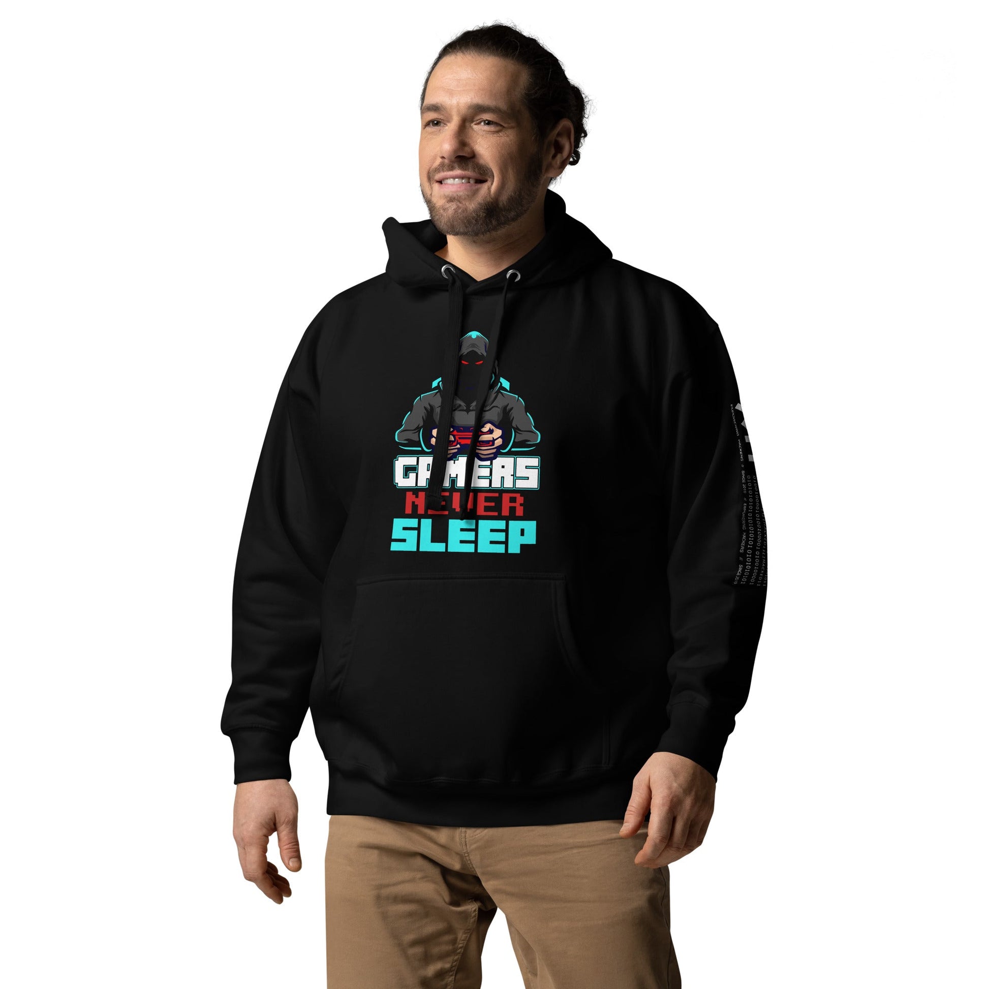 Gamers never Sleep V1 - Unisex Hoodie by DarkByteGear