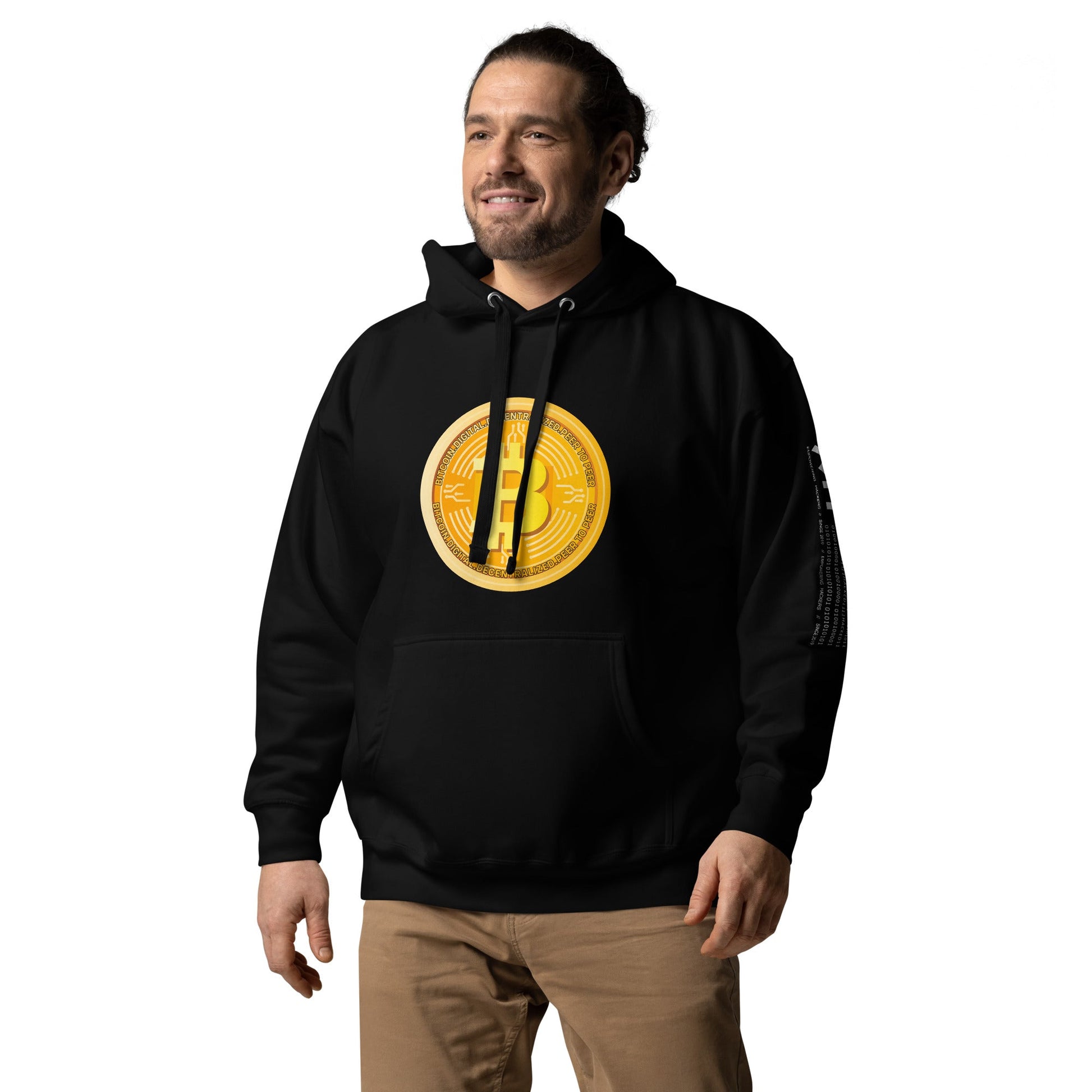 Bitcoin Medal - Unisex Hoodie by DarkByteGear