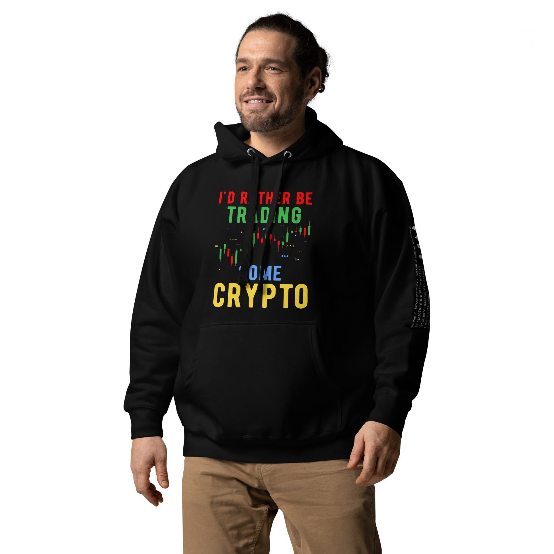 I'd rather be trading some Crypto - Unisex Hoodie by DarkByteGear