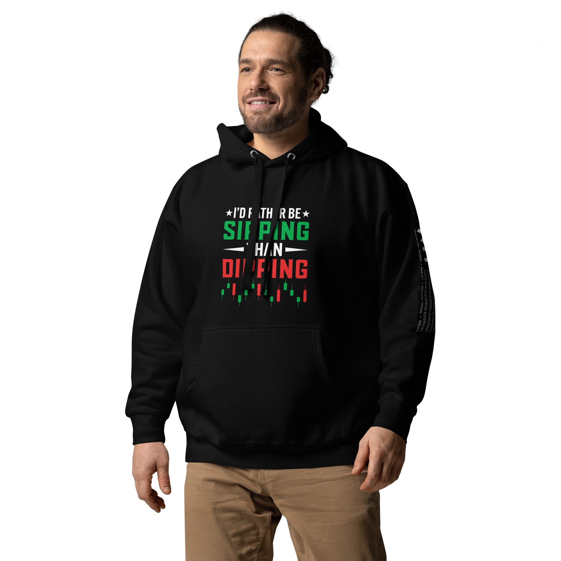 I'd rather be Sipping than Dipping - Unisex Hoodie by DarkByteGear