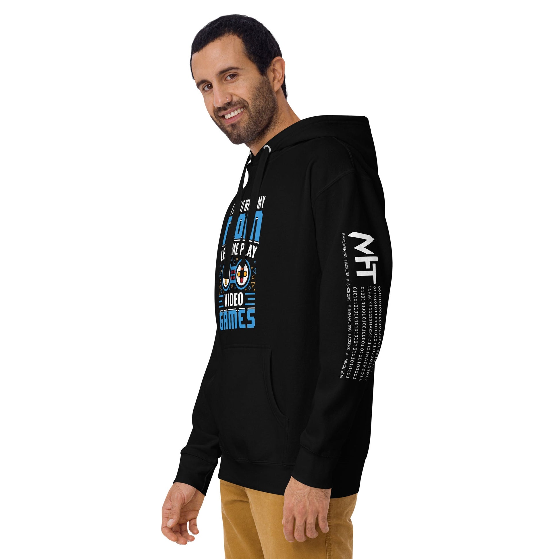 I Love it when my mom lets me Play Video Games Rima - Unisex Hoodie by DarkByteGear
