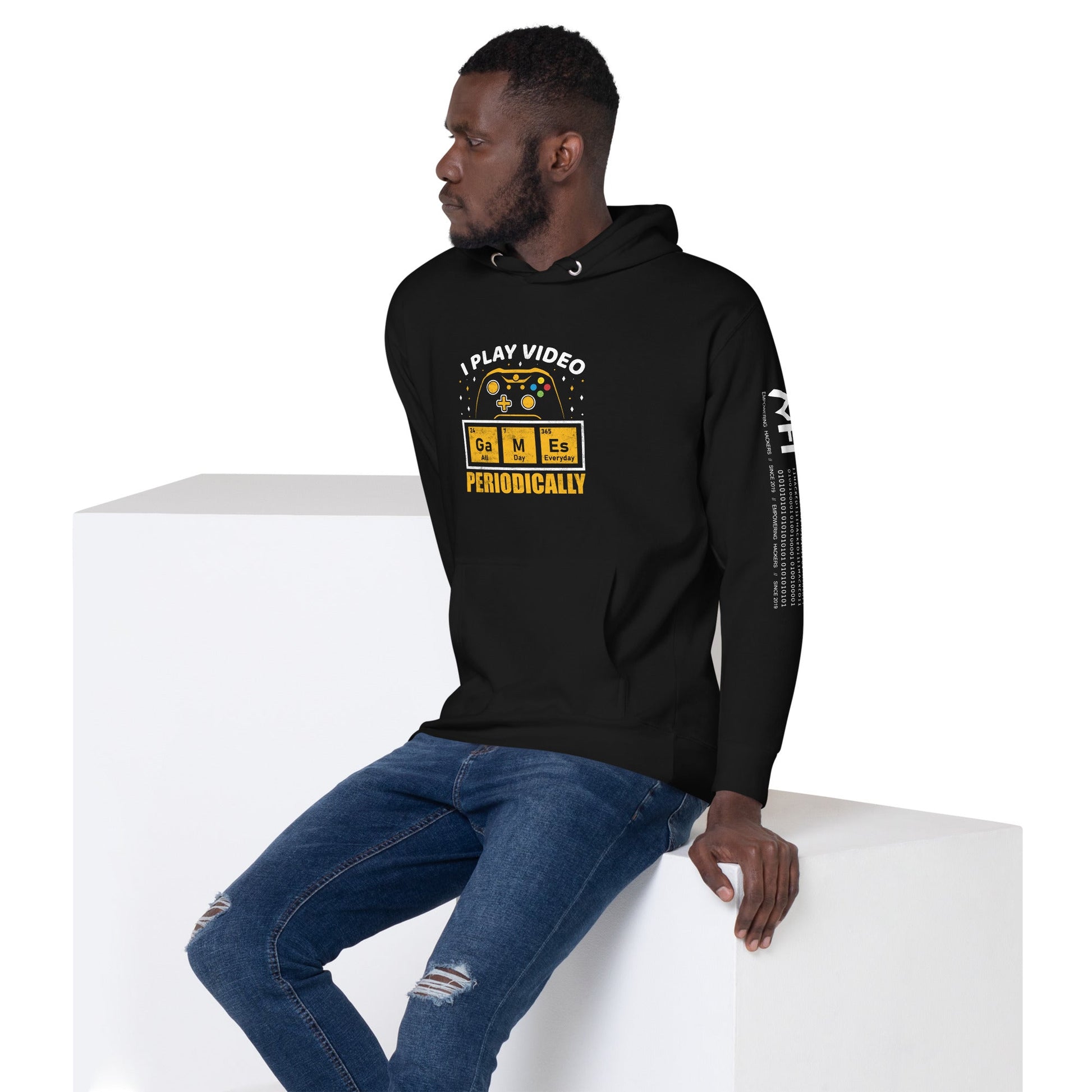 I Play Videogames Periodically - Unisex Hoodie by DarkByteGear