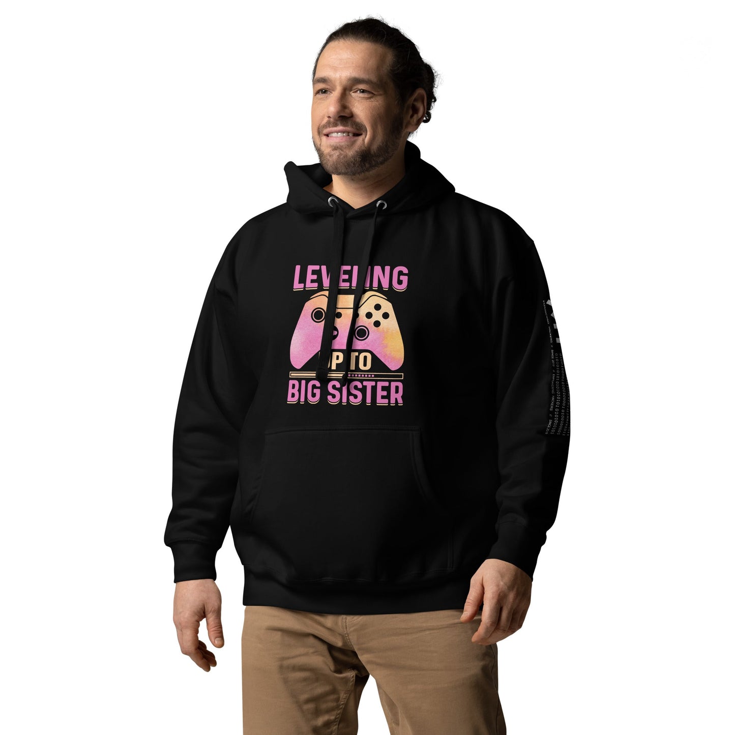 Levelling up to Big Sister - Unisex Hoodie by DarkByteGear